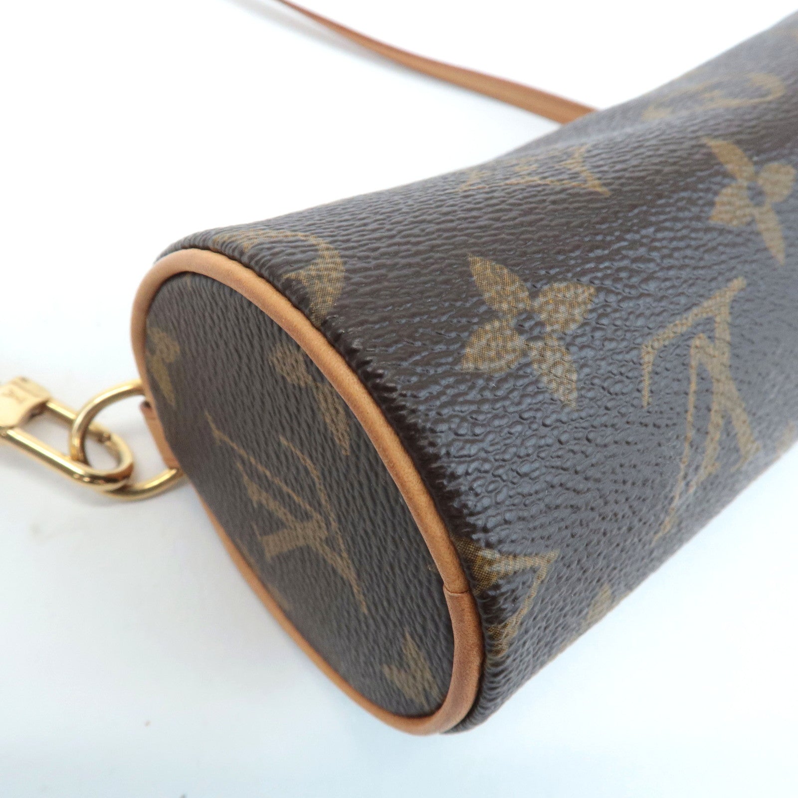 Louis Vuitton Monogram Mini Pouch for Papillon Bag Brown Used