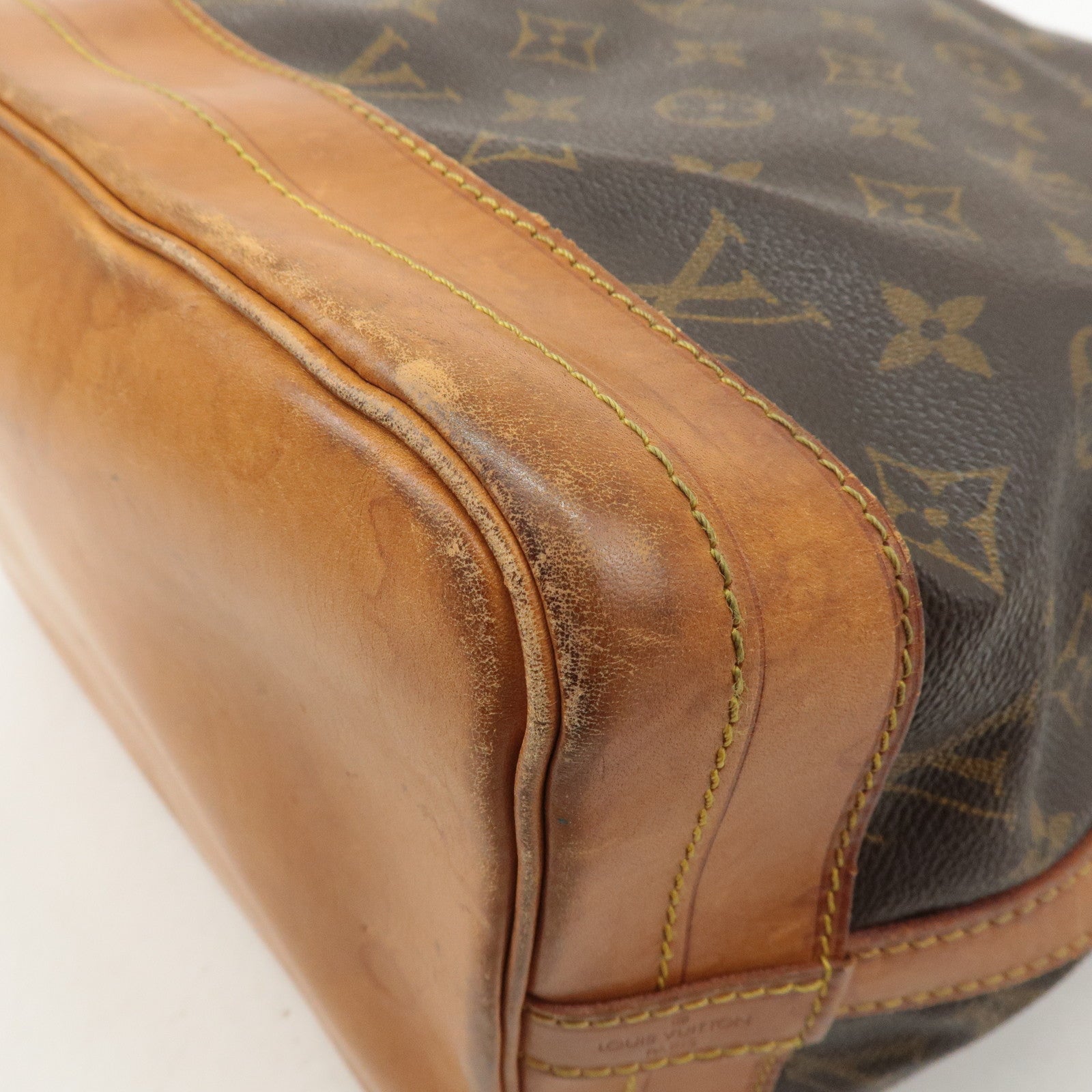 Louis Vuitton Monogram Noe Shoulder Bag Hand Bag Brown M42224