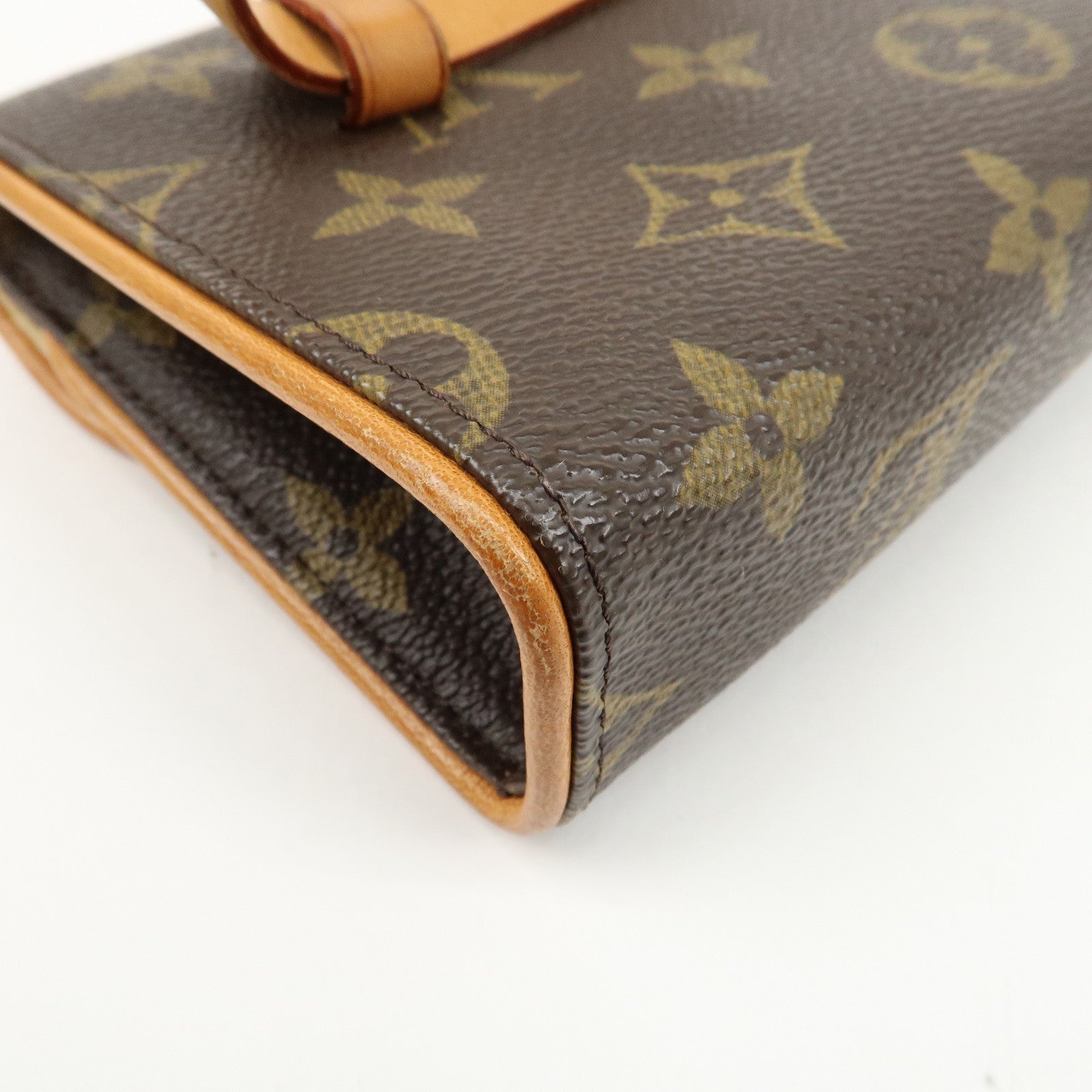 Louis Vuitton Monogram Pochette Florentine Waist Bag BeltXS M51855