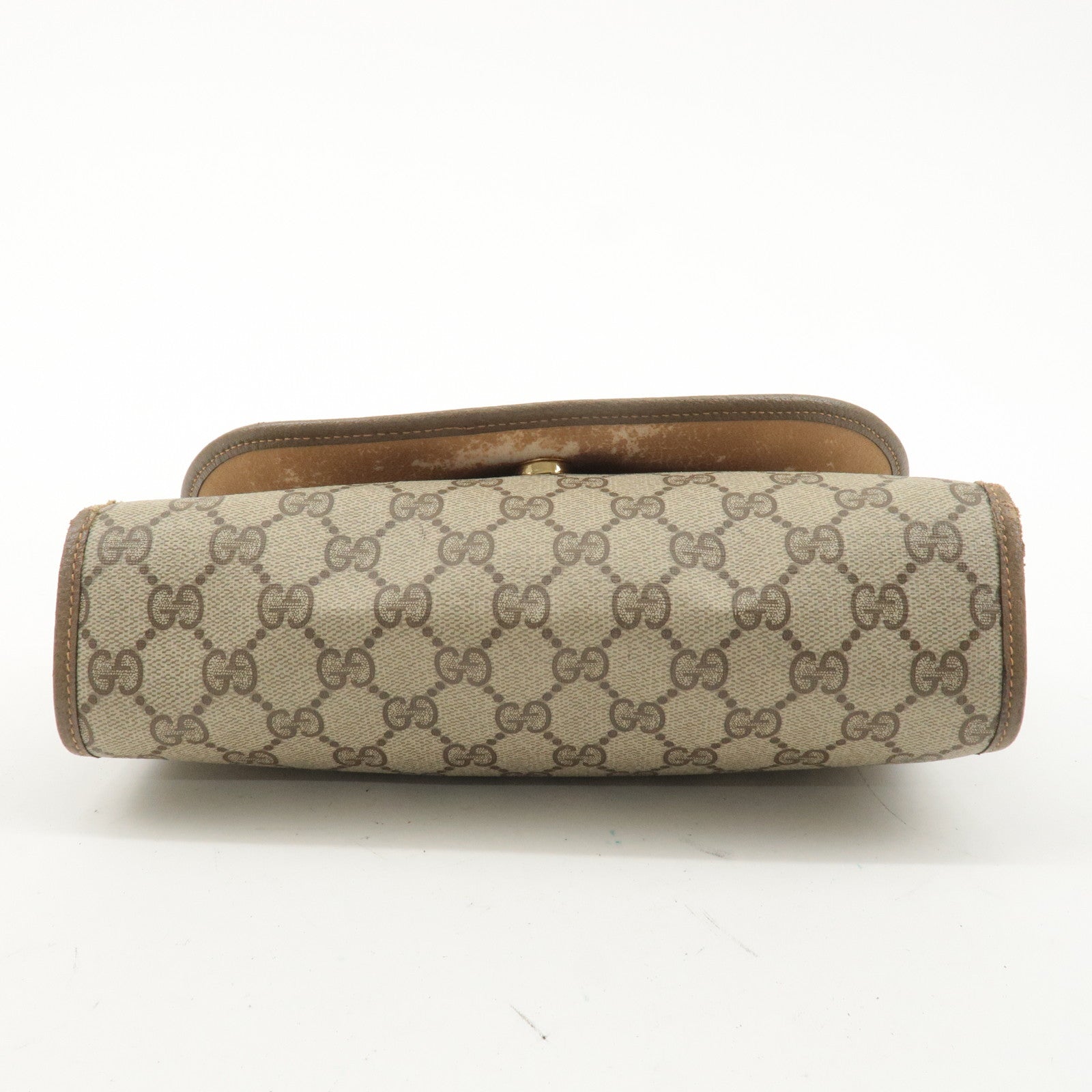 GUCCI GG Plus Set of 2 Old Gucci Clutch Bag Beige Brown