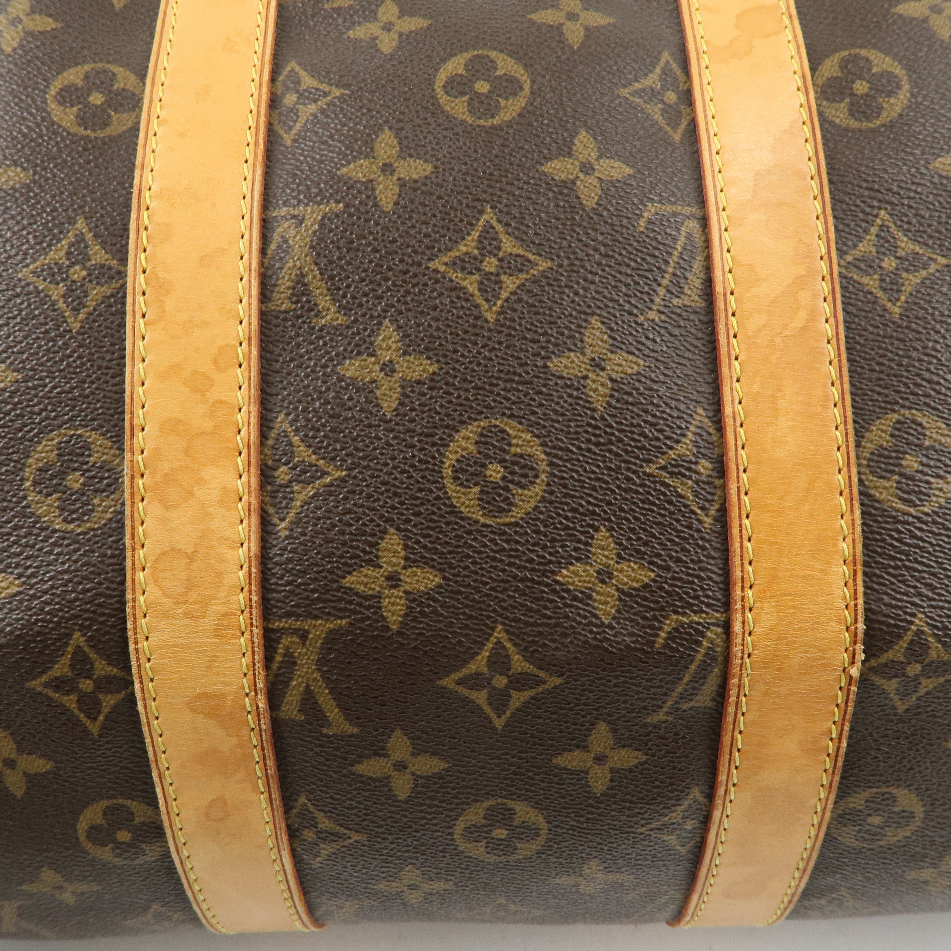 Louis Vuitton Monogram Keep All 45 Boston Bag Brown M41428