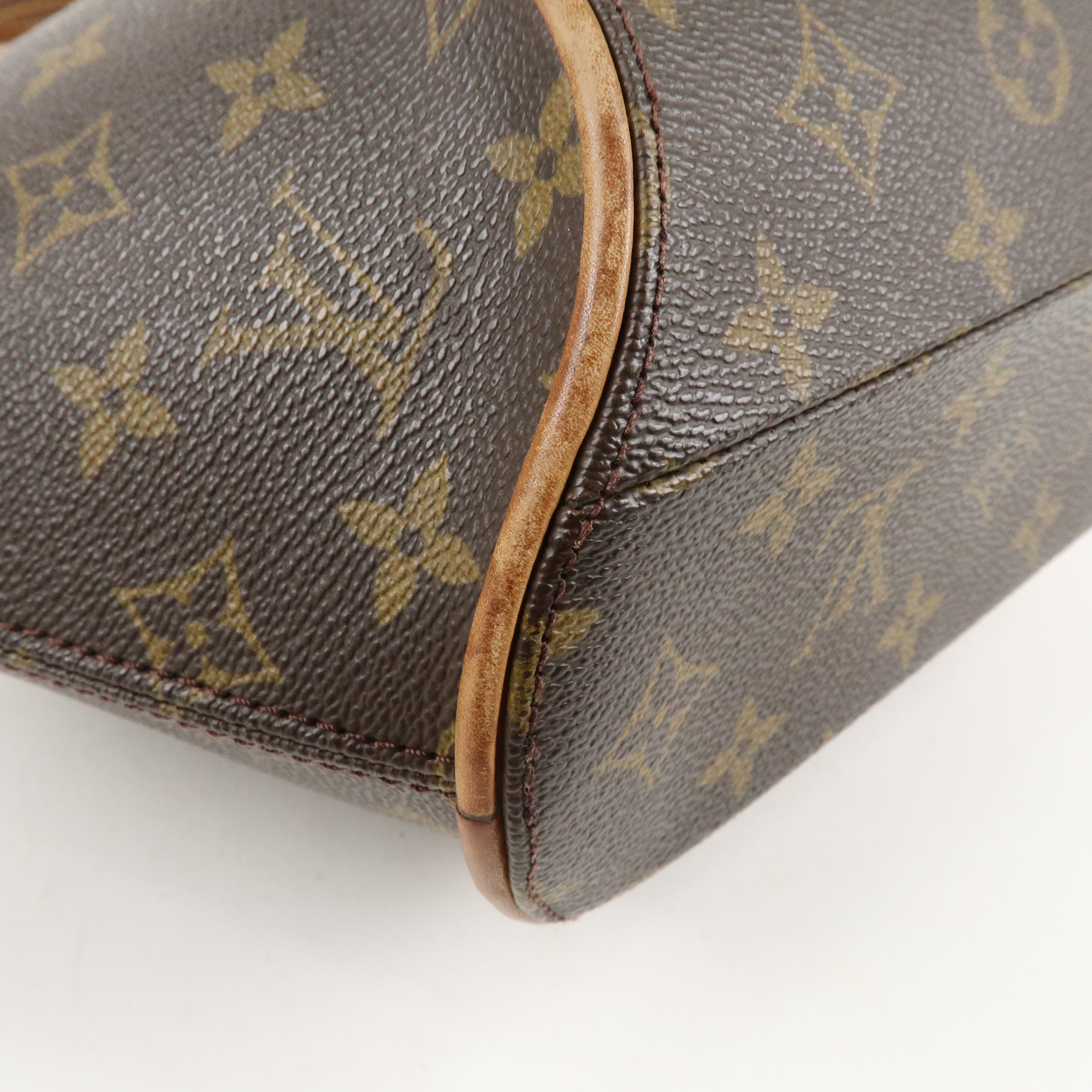 Louis Vuitton Monogram Ellipse MM Hand Bag Brown M51127 Used