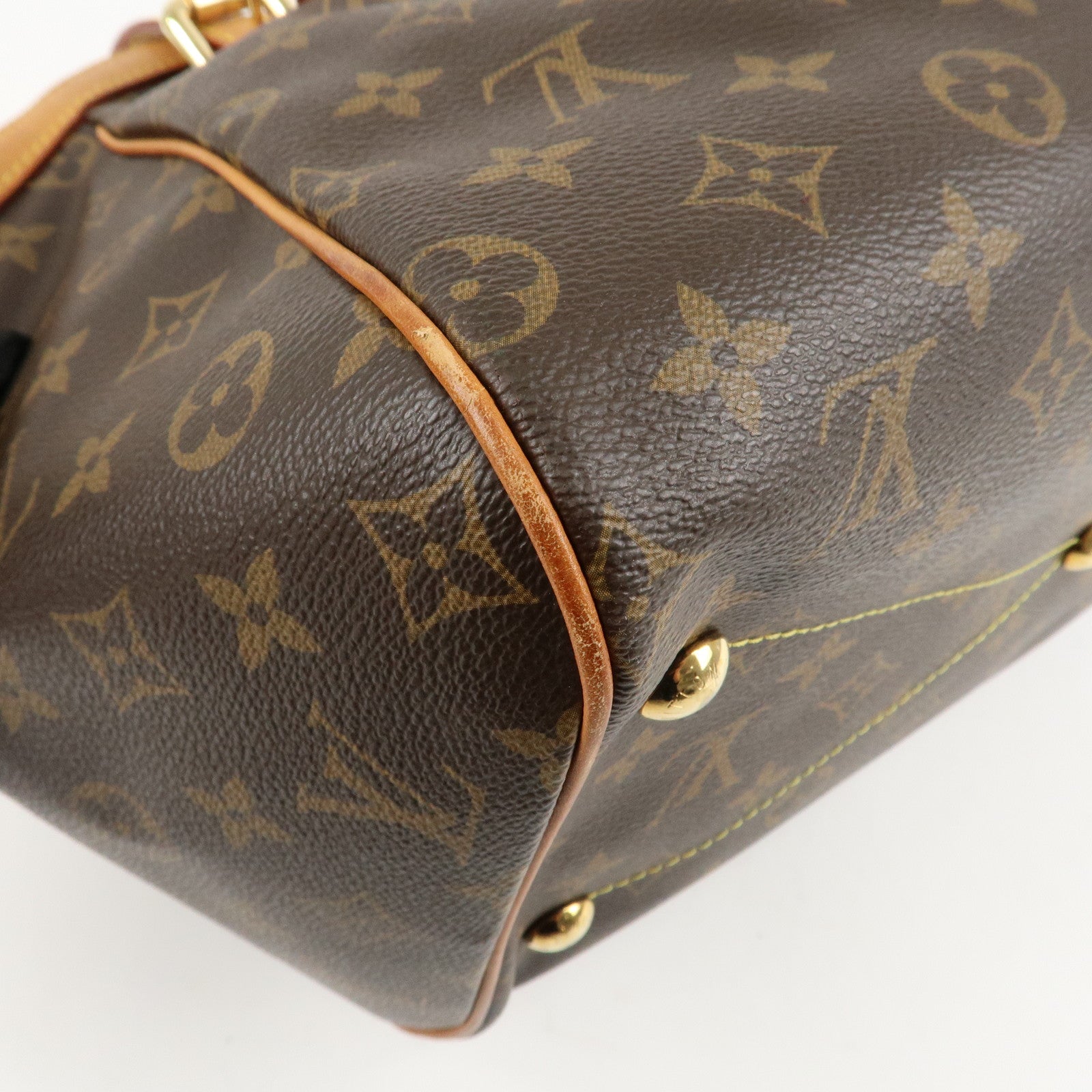 Louis Vuitton Monogram Tivoli GM Shoulder Bag Brown  M40144 Used