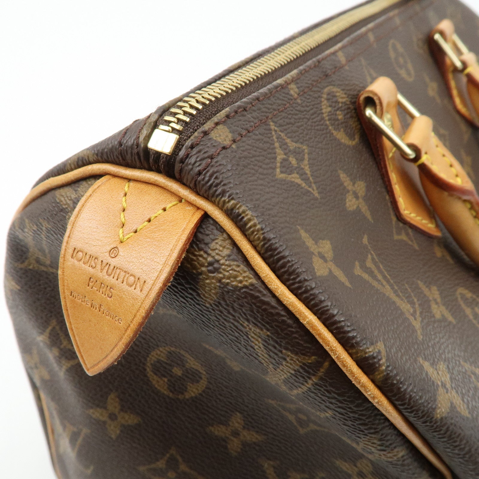 Louis Vuitton Monogram Speedy 30 Hand Bag Boston Bag M41526 Used