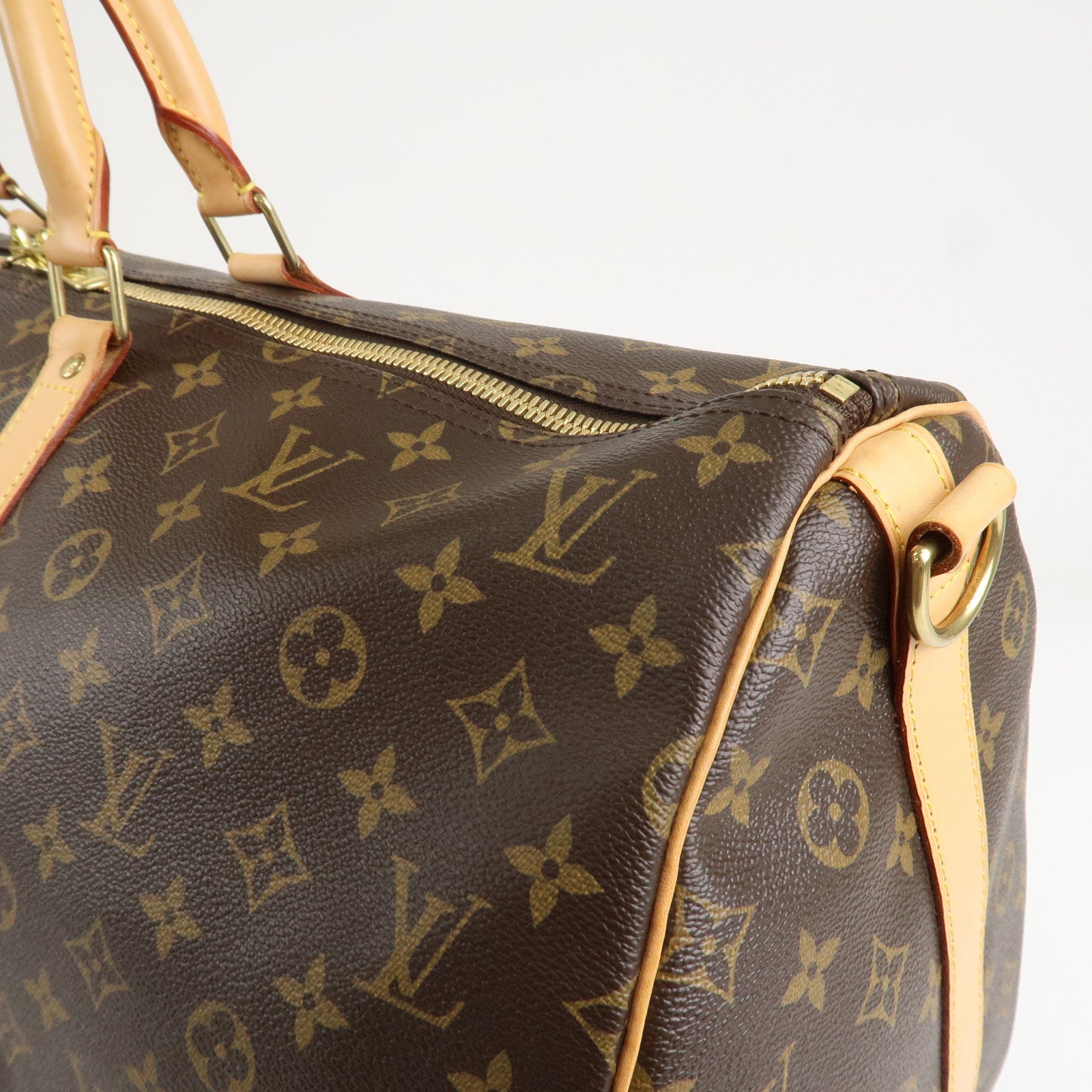 Louis Vuitton Monogram Keep All Bandouliere 55 Boston Bag M41414 Used