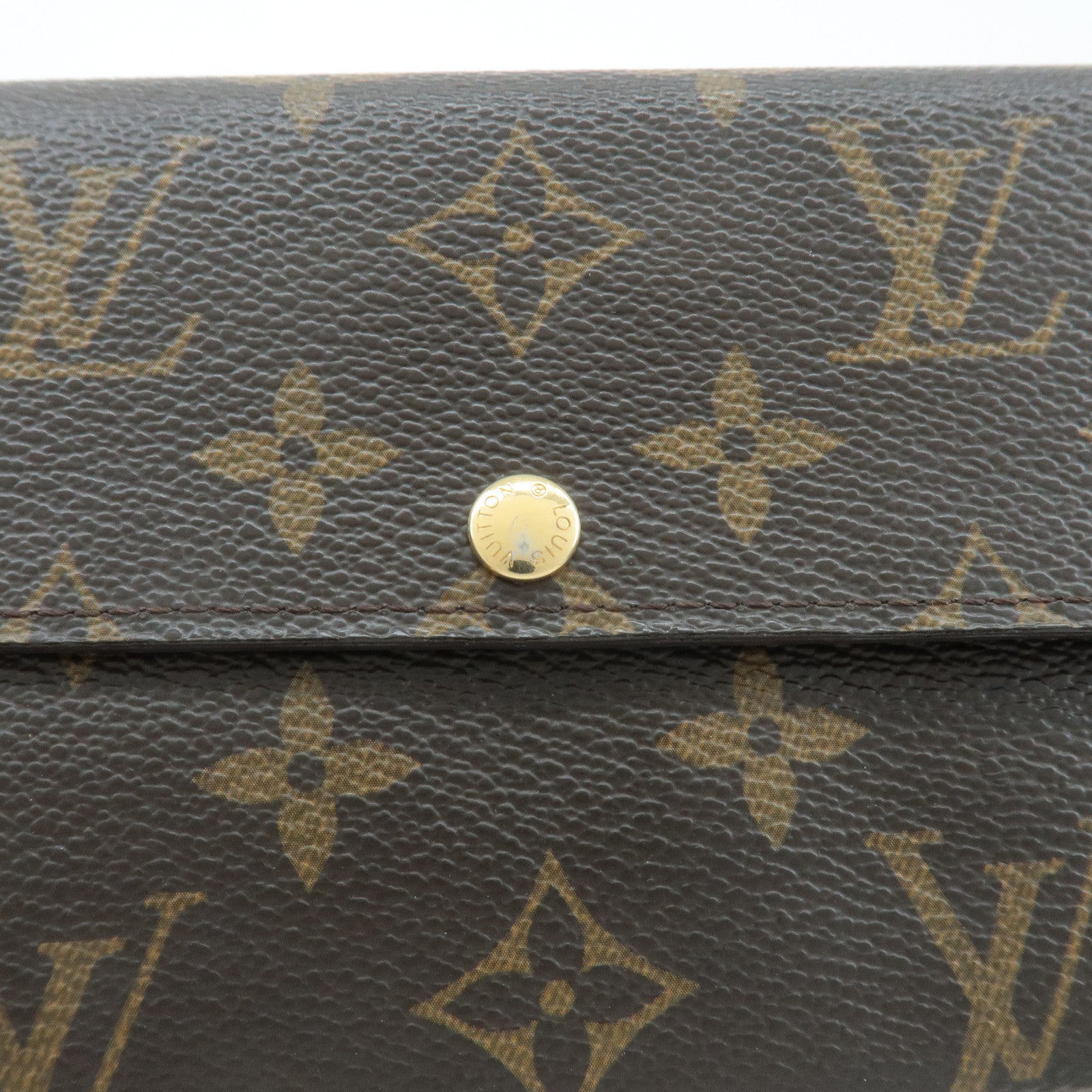 Louis Vuitton Monogram Portefeuille Sarah Long Wallet M61734 Used