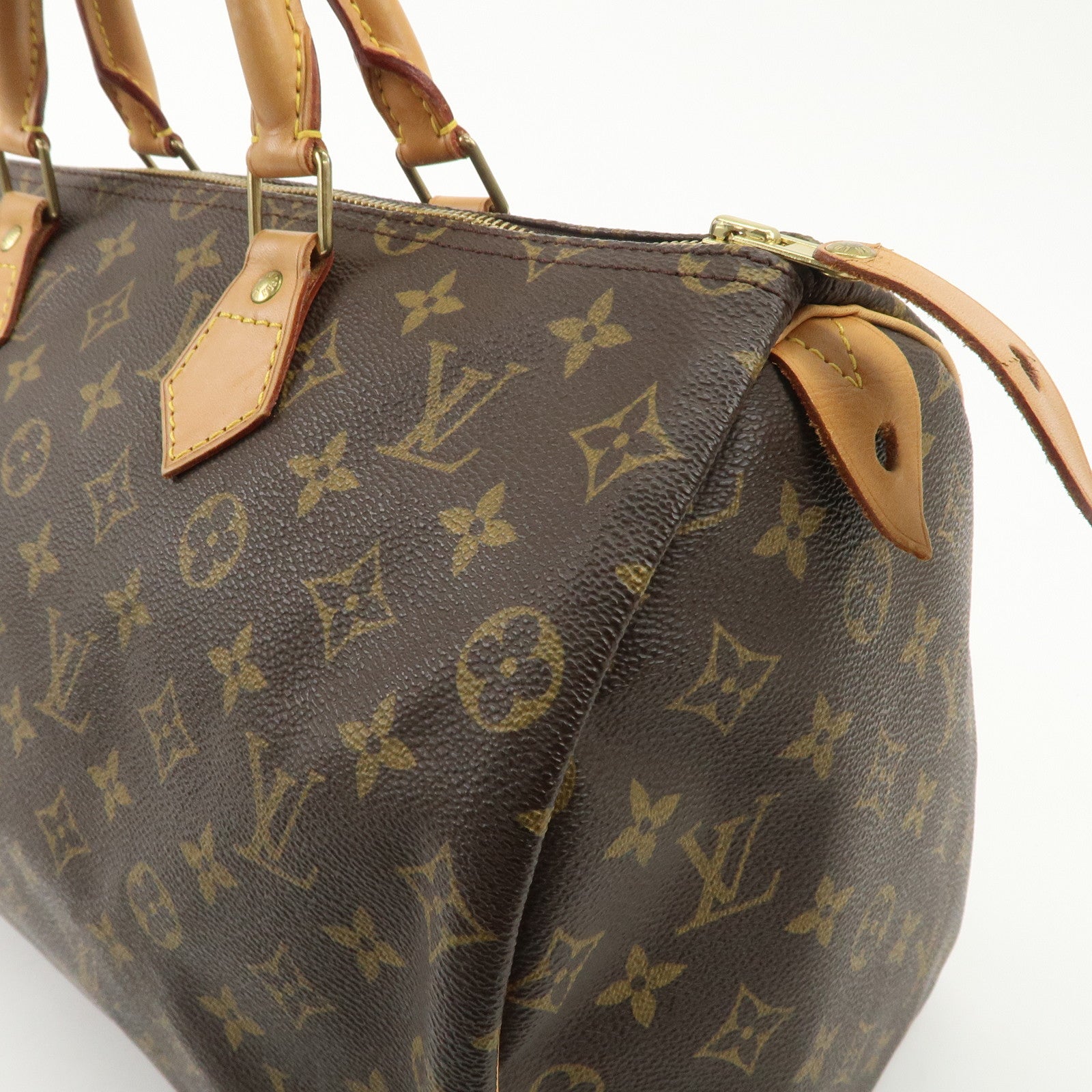 Louis Vuitton Monogram Speedy 35 Hand Bag Boston Bag M41524 Used