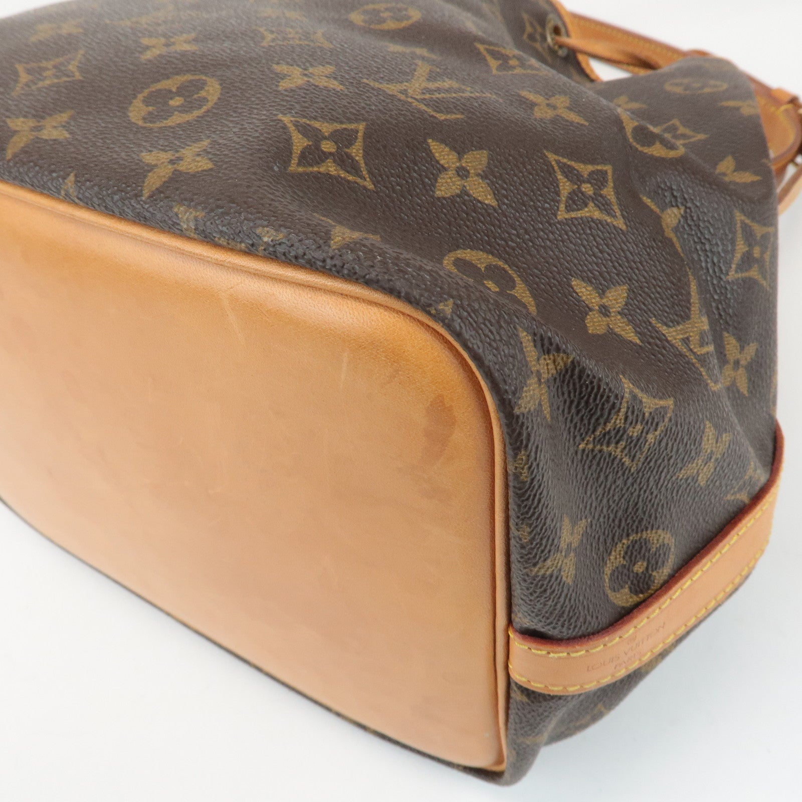 Louis Vuitton Monogram Petit Noe Shoulder Bag Brown M42226 Used