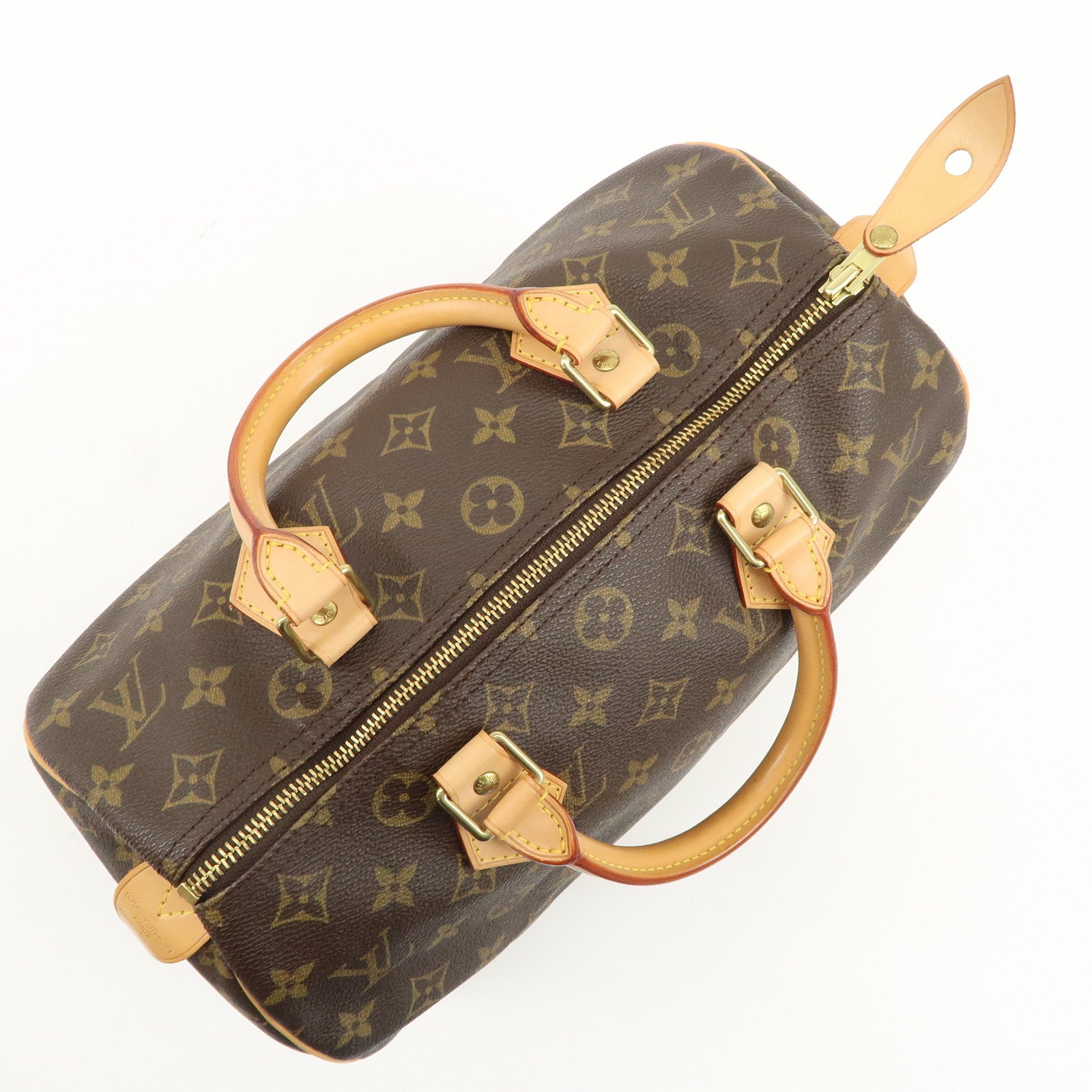 Louis Vuitton Monogram Speedy 30 Hand Bag Boston Bag M41108 Used