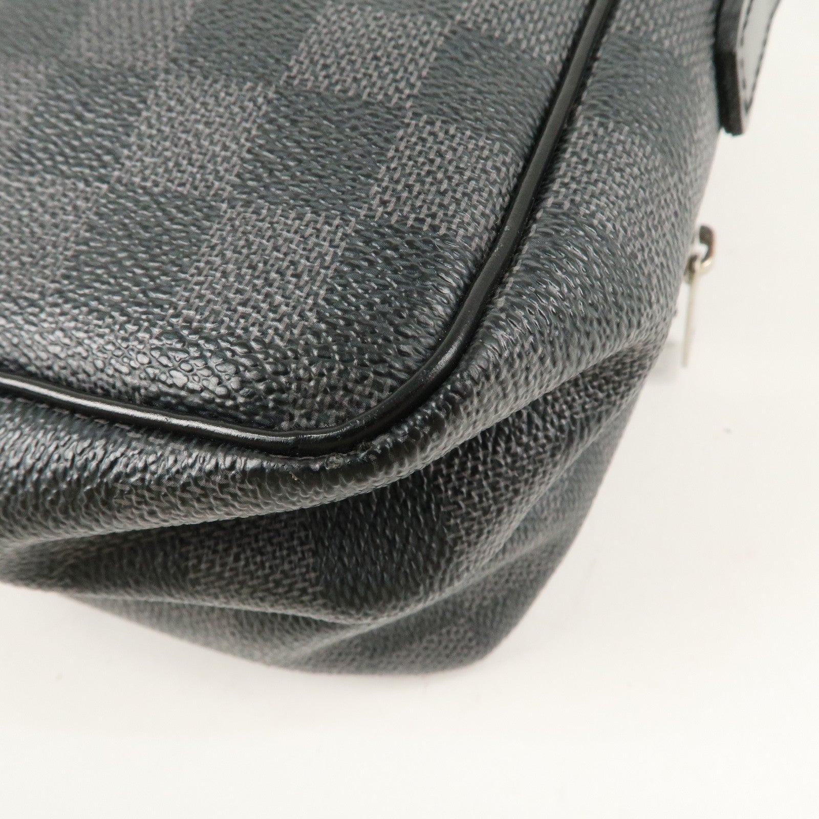 Louis Vuitton Damier Graphite Rem Shoulder Bag Black N41446