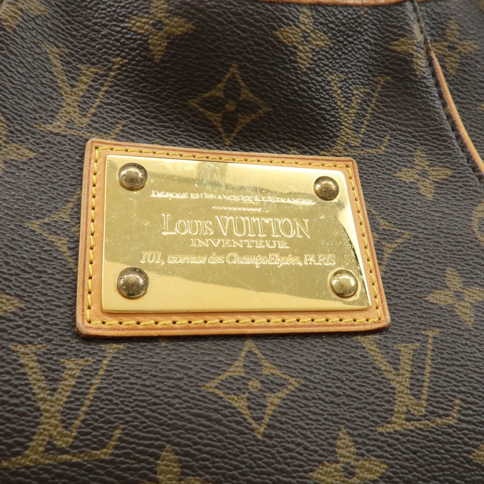 Louis Vuitton Monogram Galliera PM Shoulder Bag Brown M56382