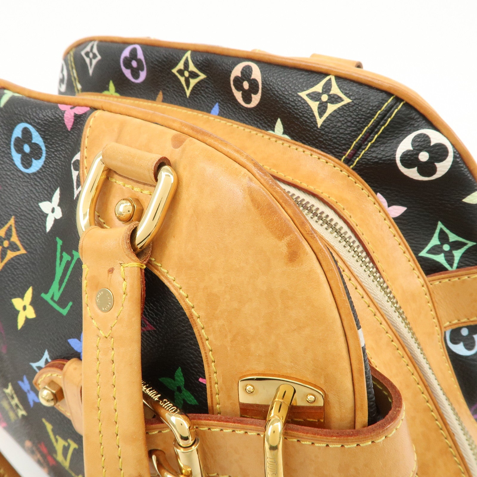 Louis Vuitton Monogram Multicolor Claudia Hand Bag M40194 Used