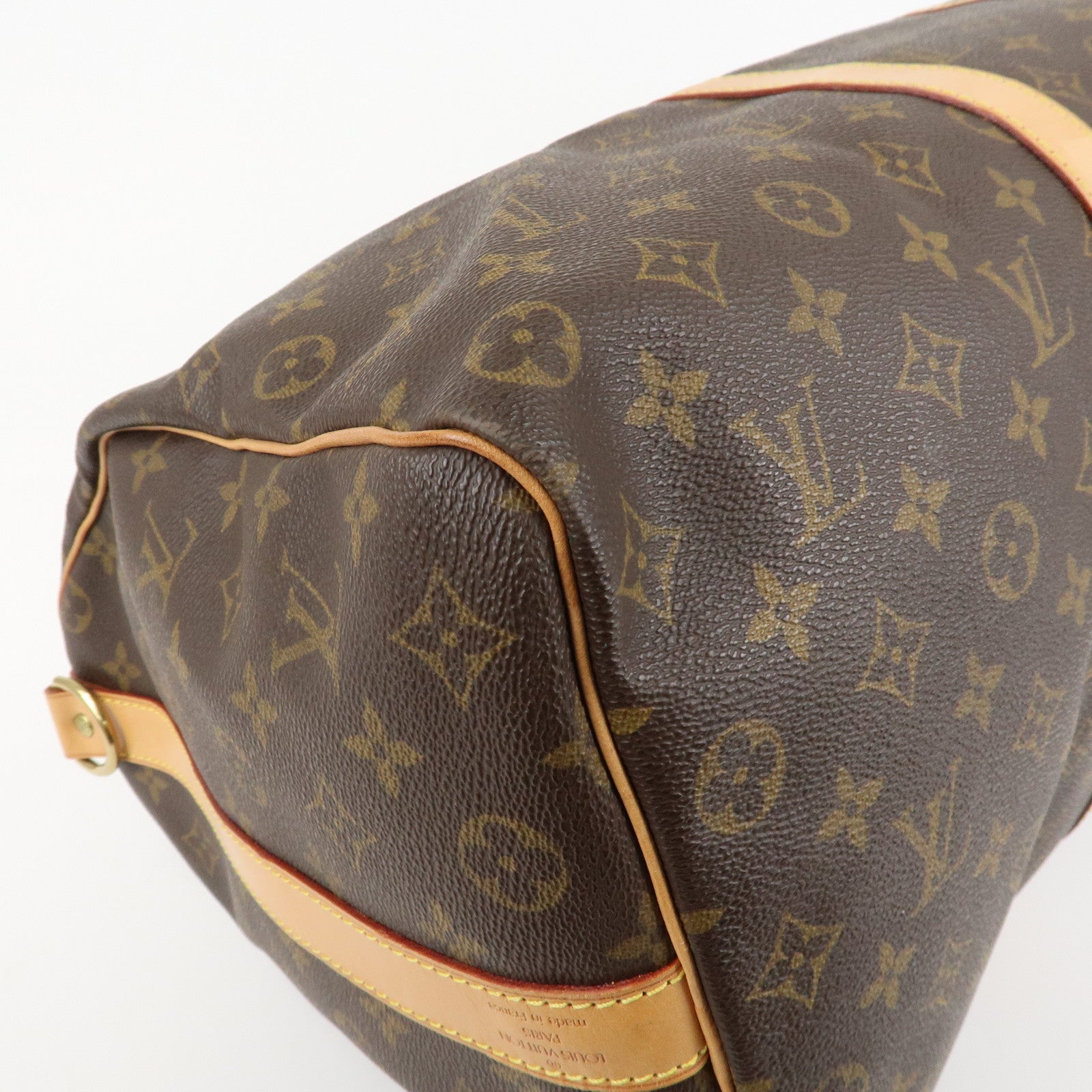 Louis Vuitton Monogram Keep All Bandouliere 50 Boston Bag M41416