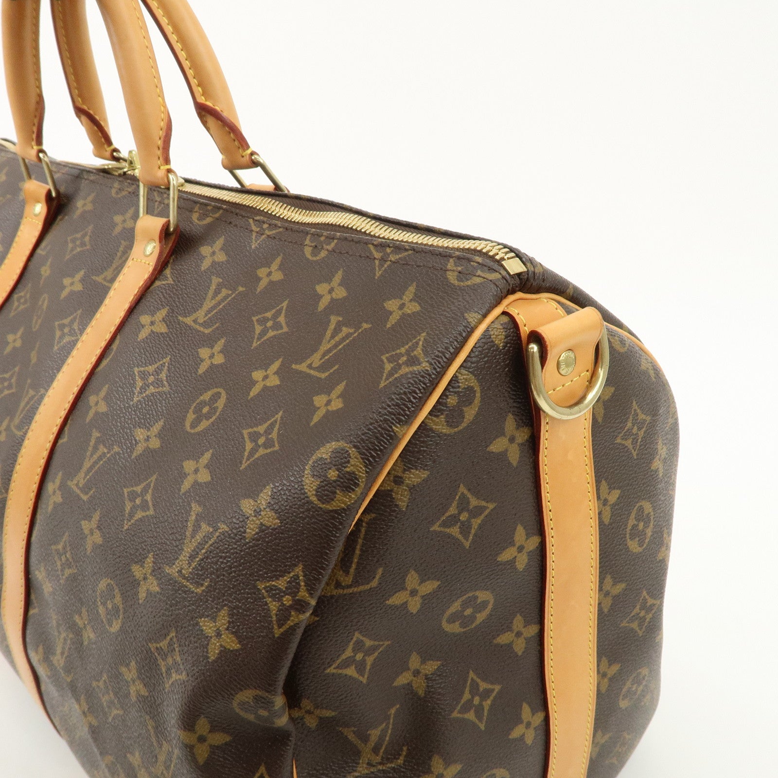 Louis Vuitton Monogram Keep All Bandouliere 50 Boston Bag M41416 Used