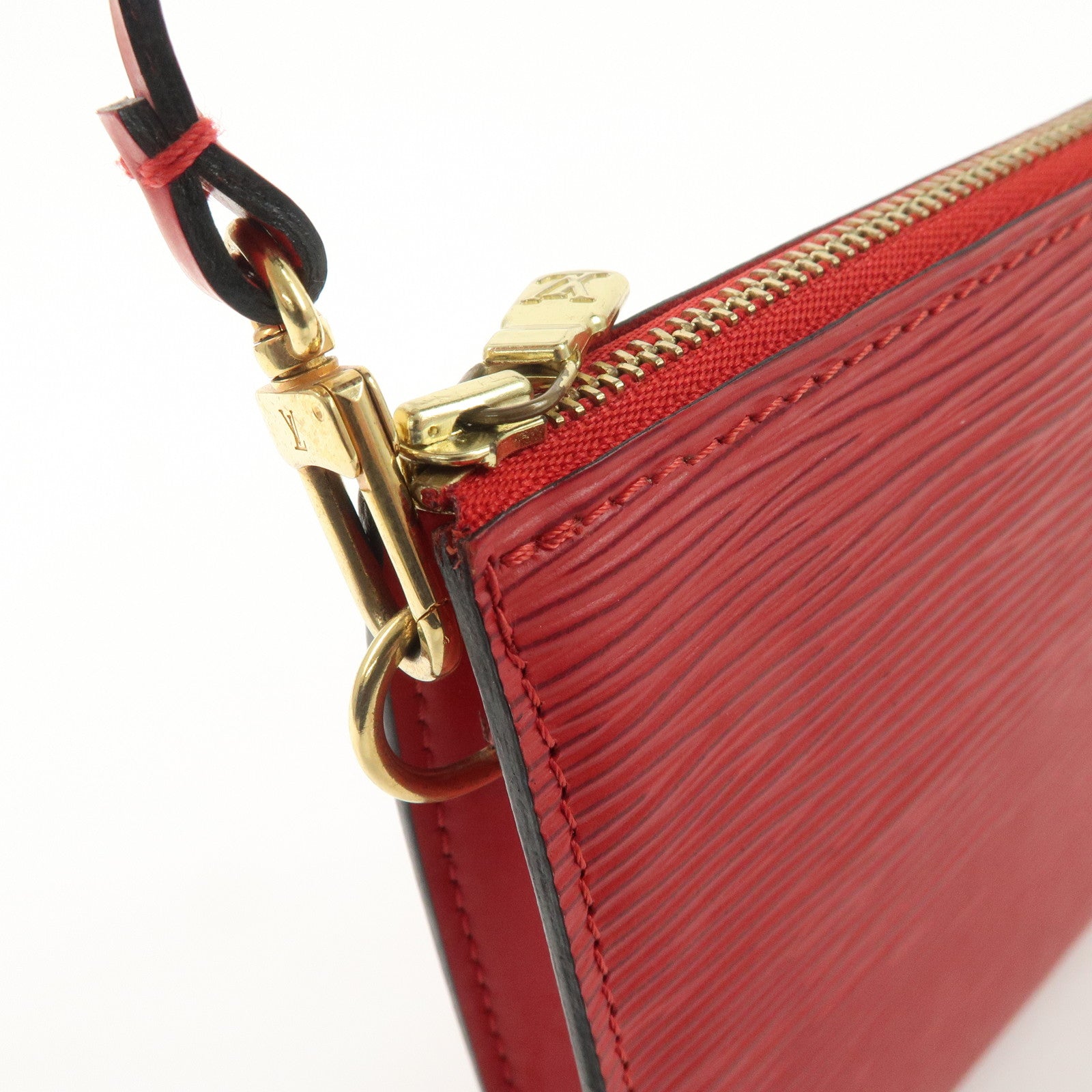 Louis Vuitton Epi Pochette Accessoires Pouch Castilian Red M52947 Used