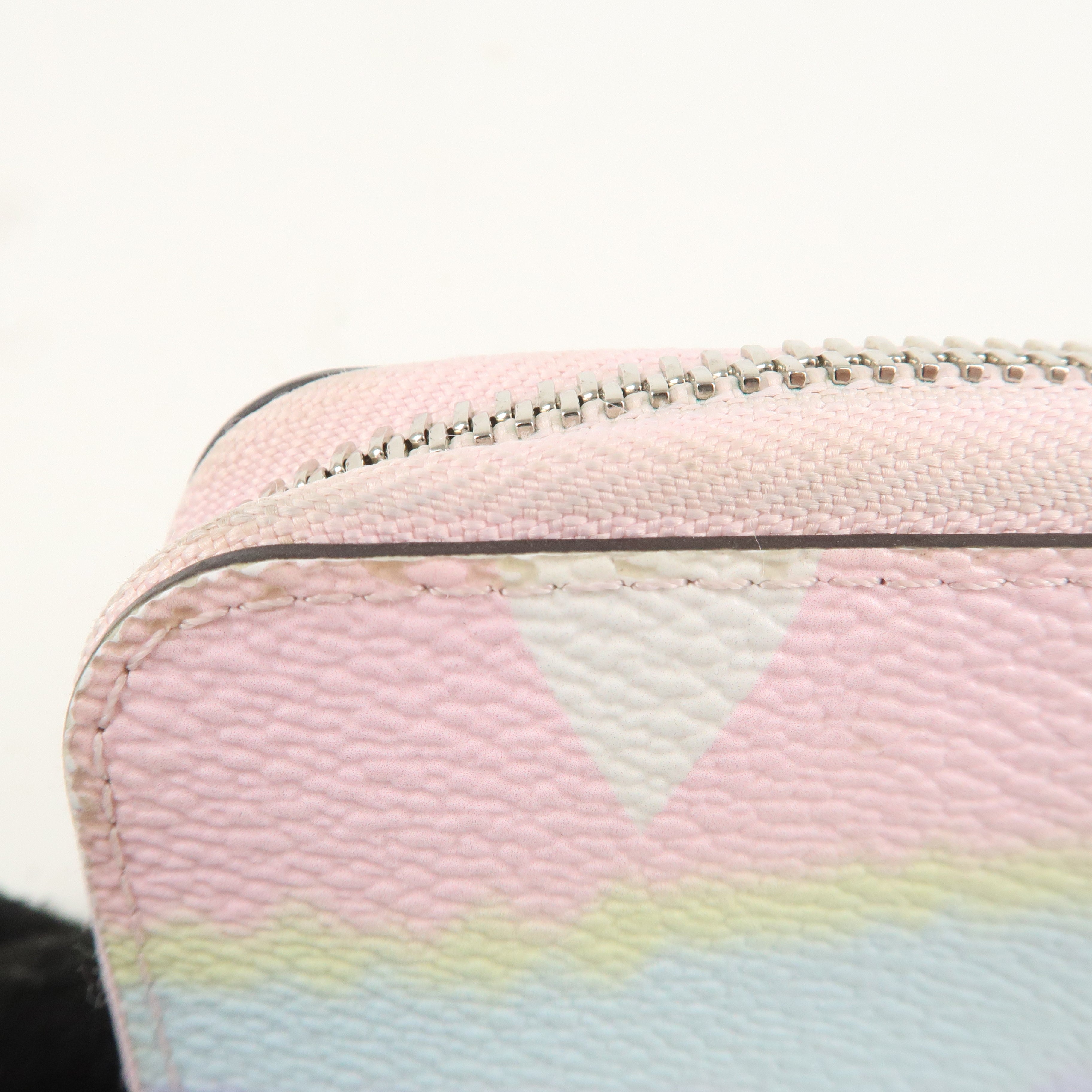 Louis Vuitton Monogram Escal Zippy Wallet Pastel Pink M69100