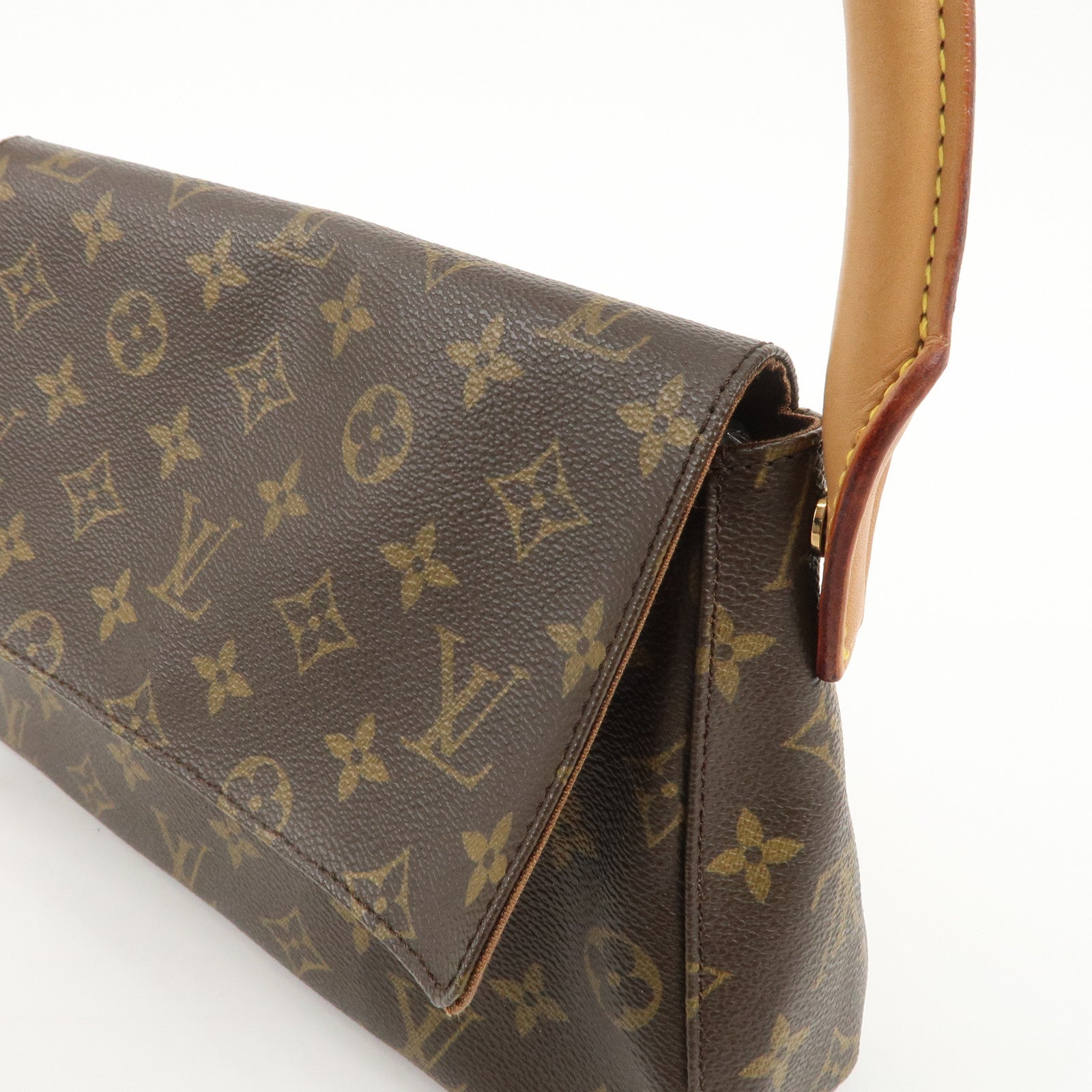 Louis Vuitton Monogram Mini Looping Shoulder Bag Hand Bag M51147 Used