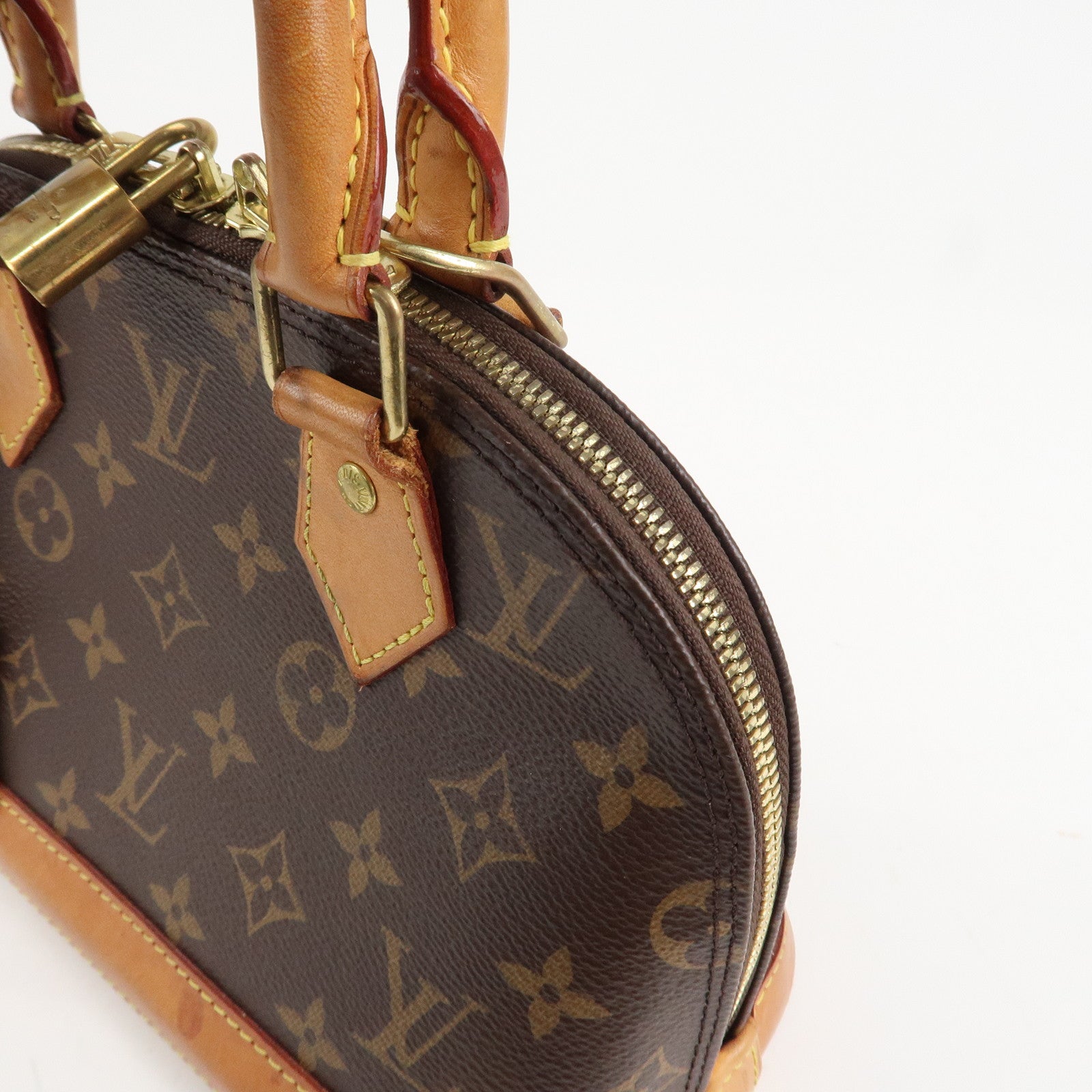 Louis Vuitton Monogram Alma BB 2 Way Hand Bag M53152 Used