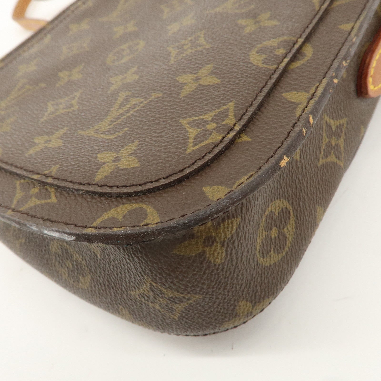 Louis Vuitton Monogram Saint Cloud MM Shoulder Bag Brown M51243