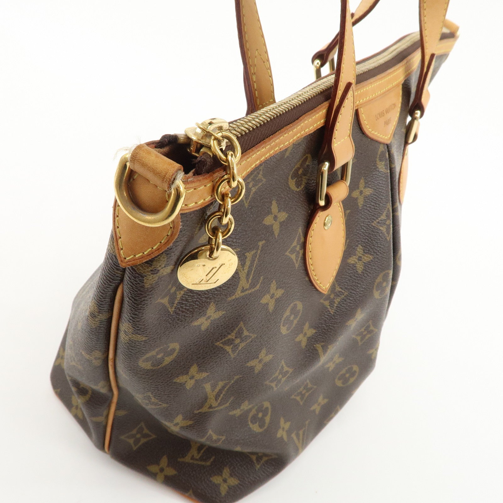 Louis Vuitton Monogram Palermo PM 2Way Hand Bag M40145 Used