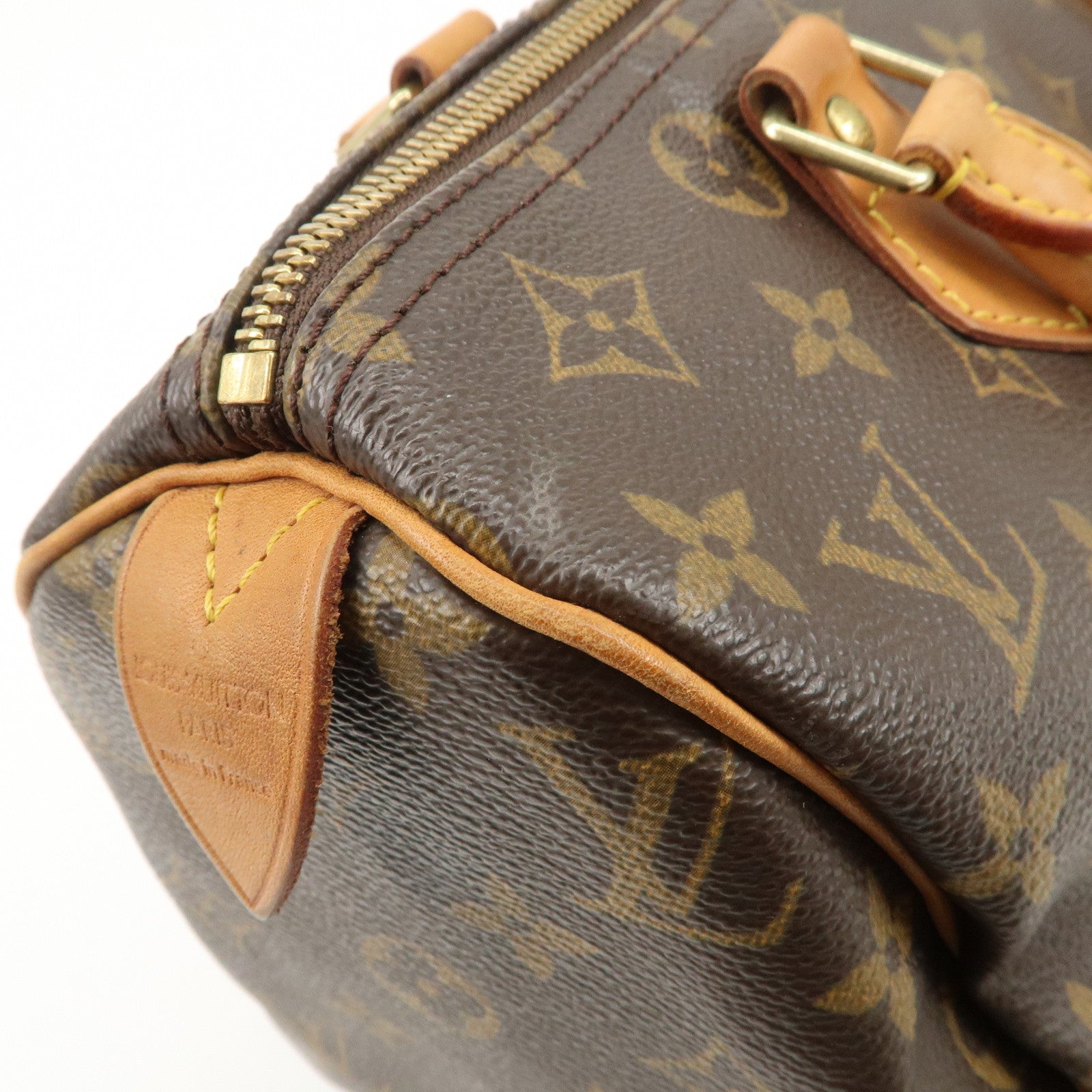 Louis Vuitton Monogram Speedy 30 Hand Bag Boston Bag M41526 Used