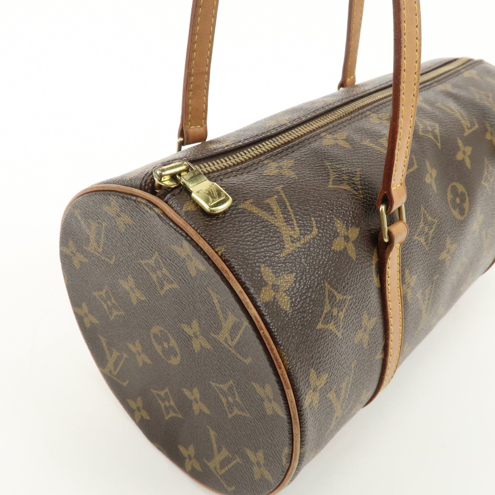 Louis Vuitton Monogram Papillon 30 Hand Bag New Style M51385 Used