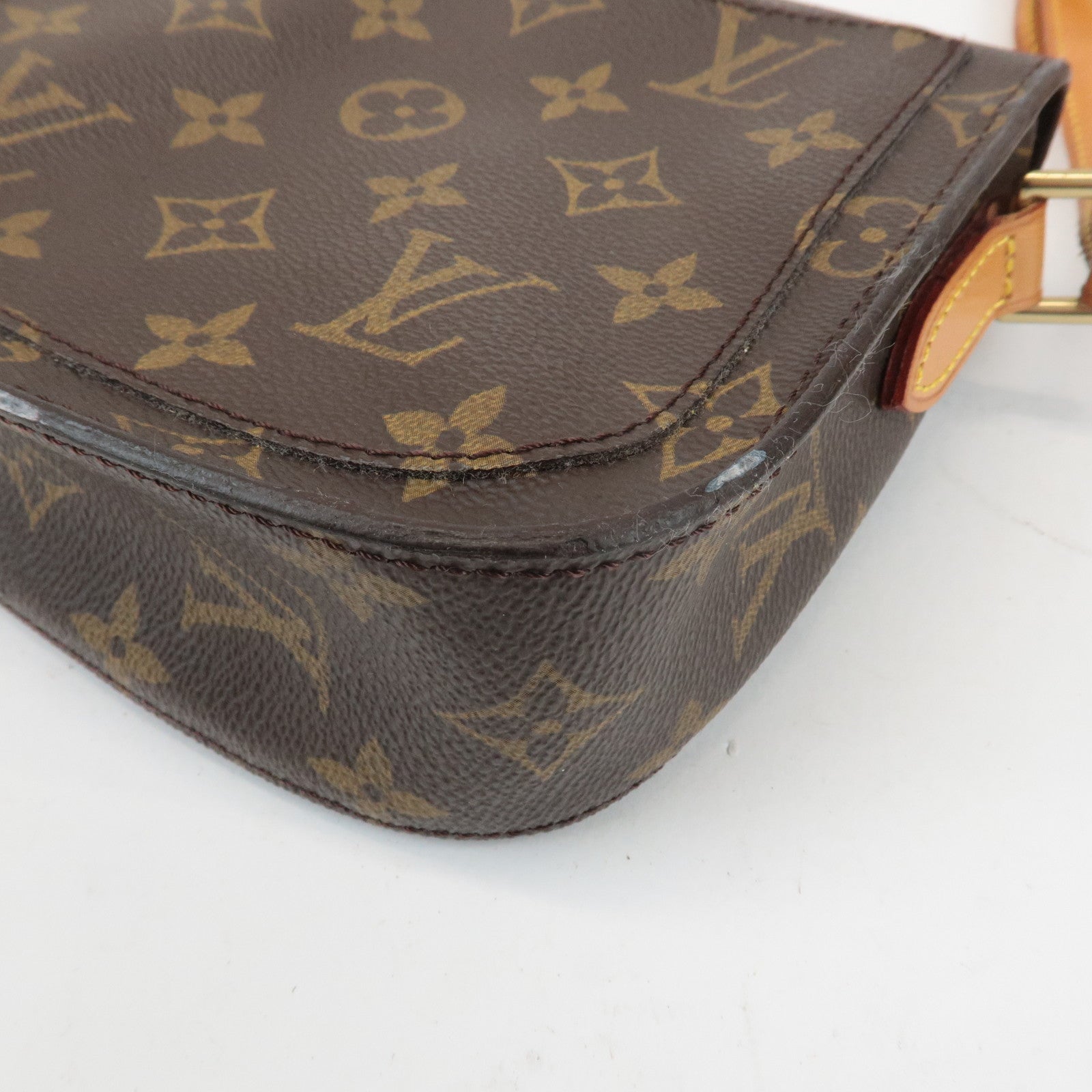 Louis Vuitton Monogram Mini Saint Cloud Shoulder Bag M51244 Used