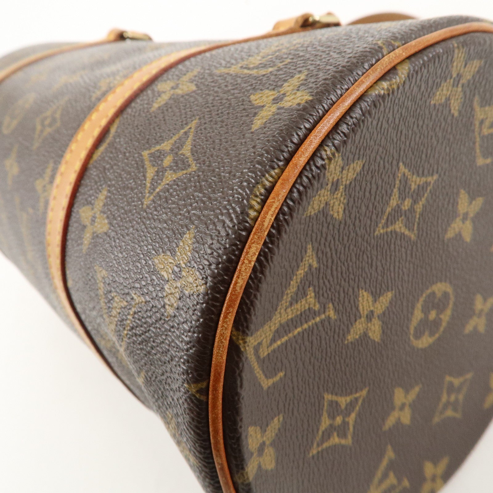 Louis Vuitton Monogram Papillon 30 Hand Bag Brown M51385