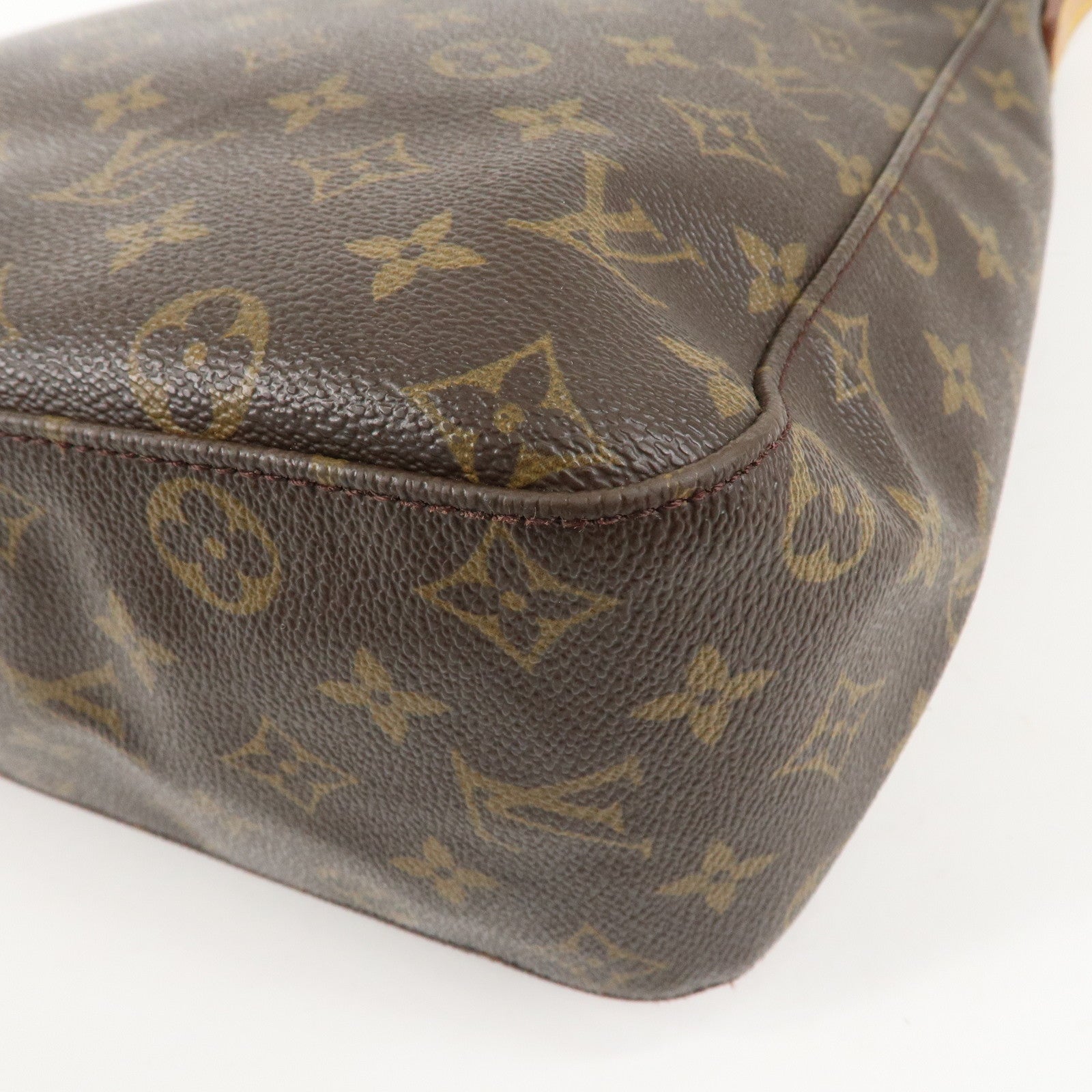 Louis Vuitton Monogram Looping GM Shoulder Bag Brown M51145