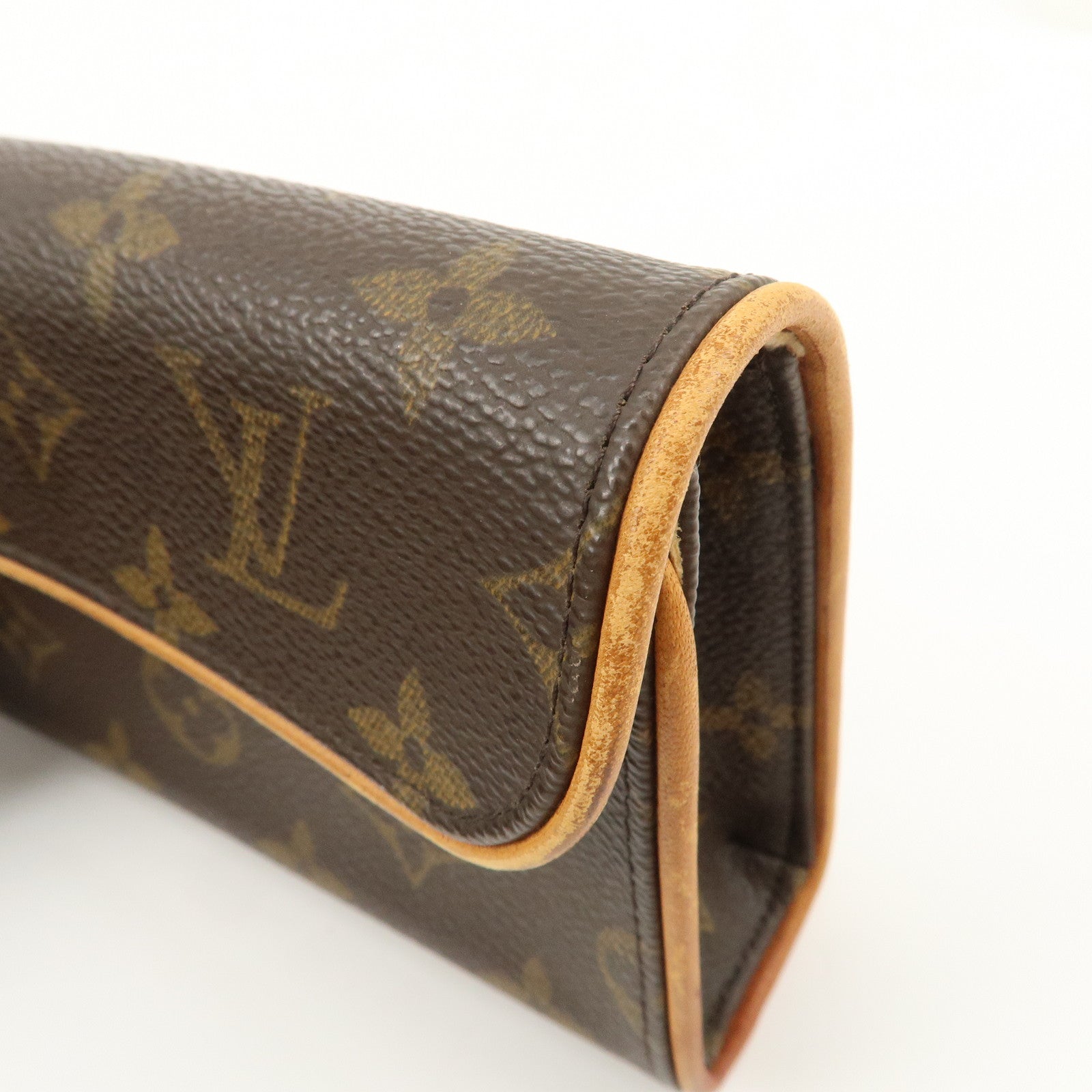 Louis Vuitton Monogram Pochette Florentine Waist Bag Belt S M51855 Used