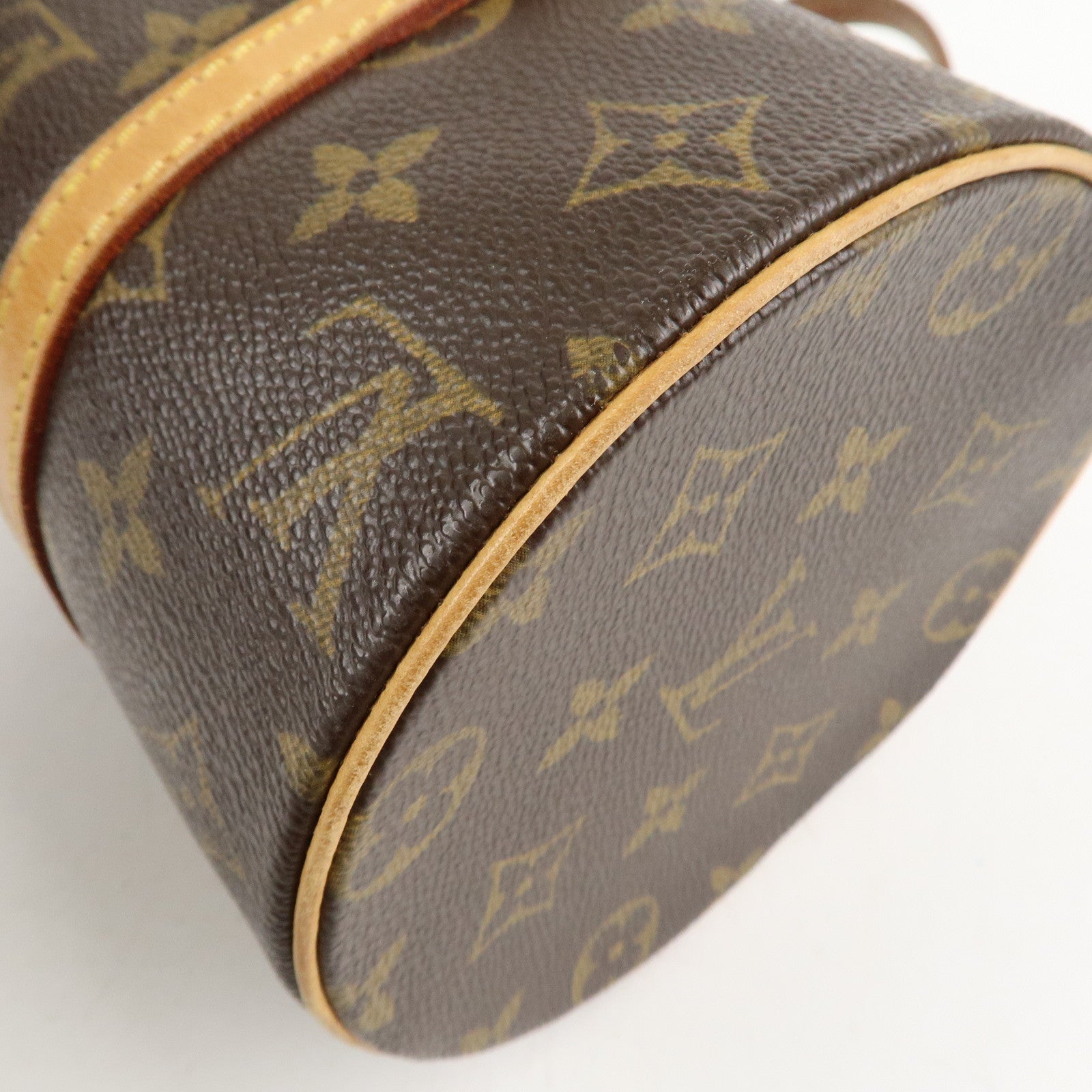 Louis Vuitton Monogram Papillon 26 Hand Bag Brown M51386 Used