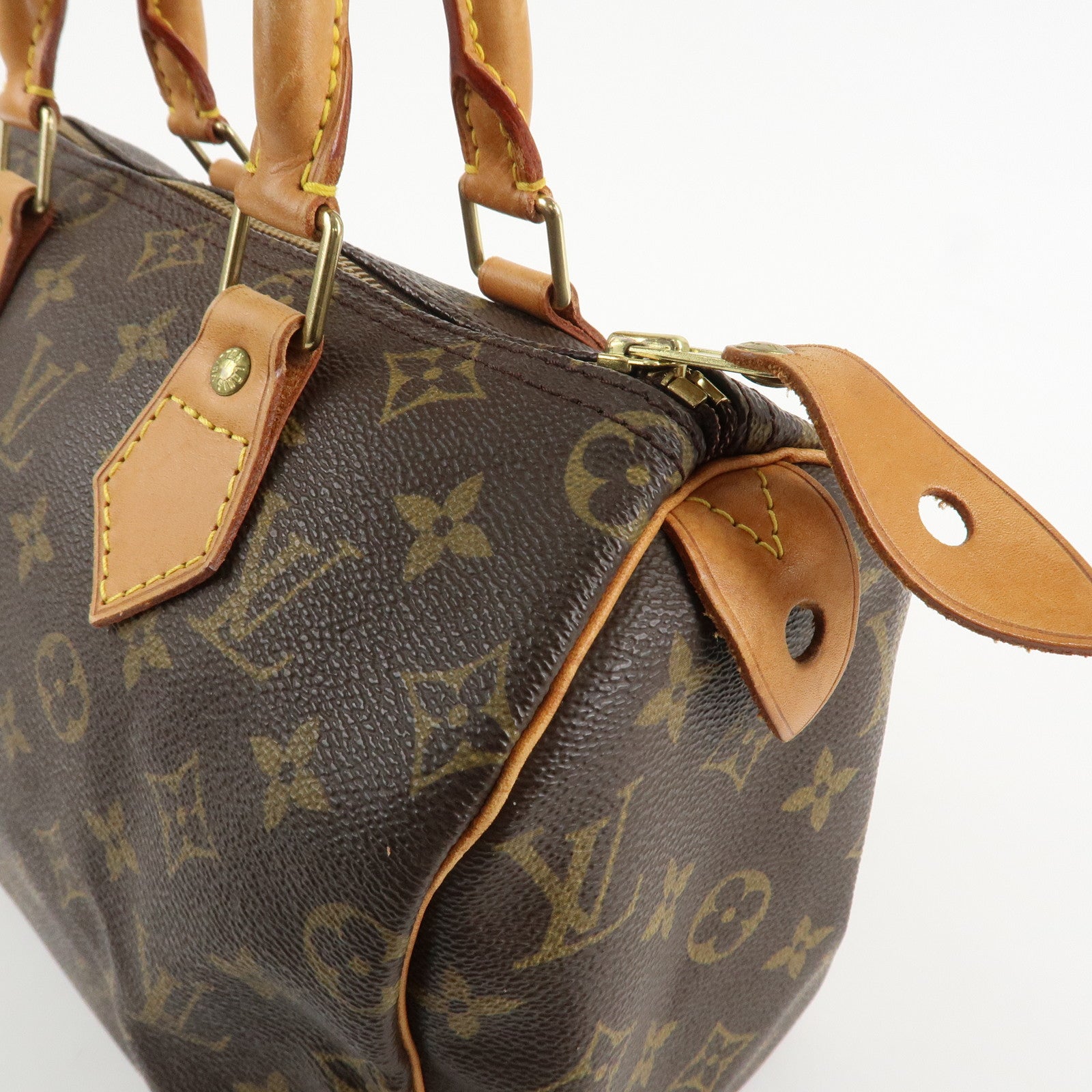 Louis Vuitton Monogram Speedy 25 Hand Bag Boston Bag M41528 Used