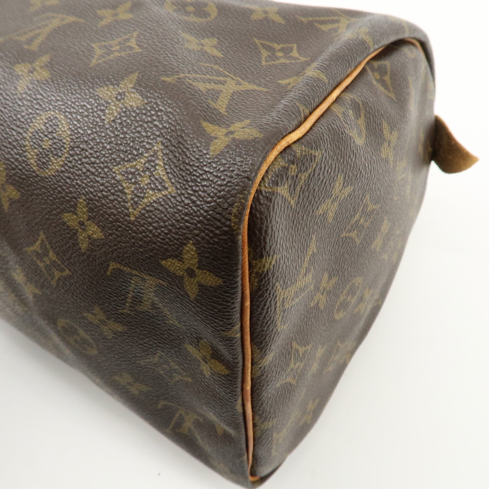 Louis Vuitton Monogram Speedy 30 Hand Bag Boston Bag M41108 Used