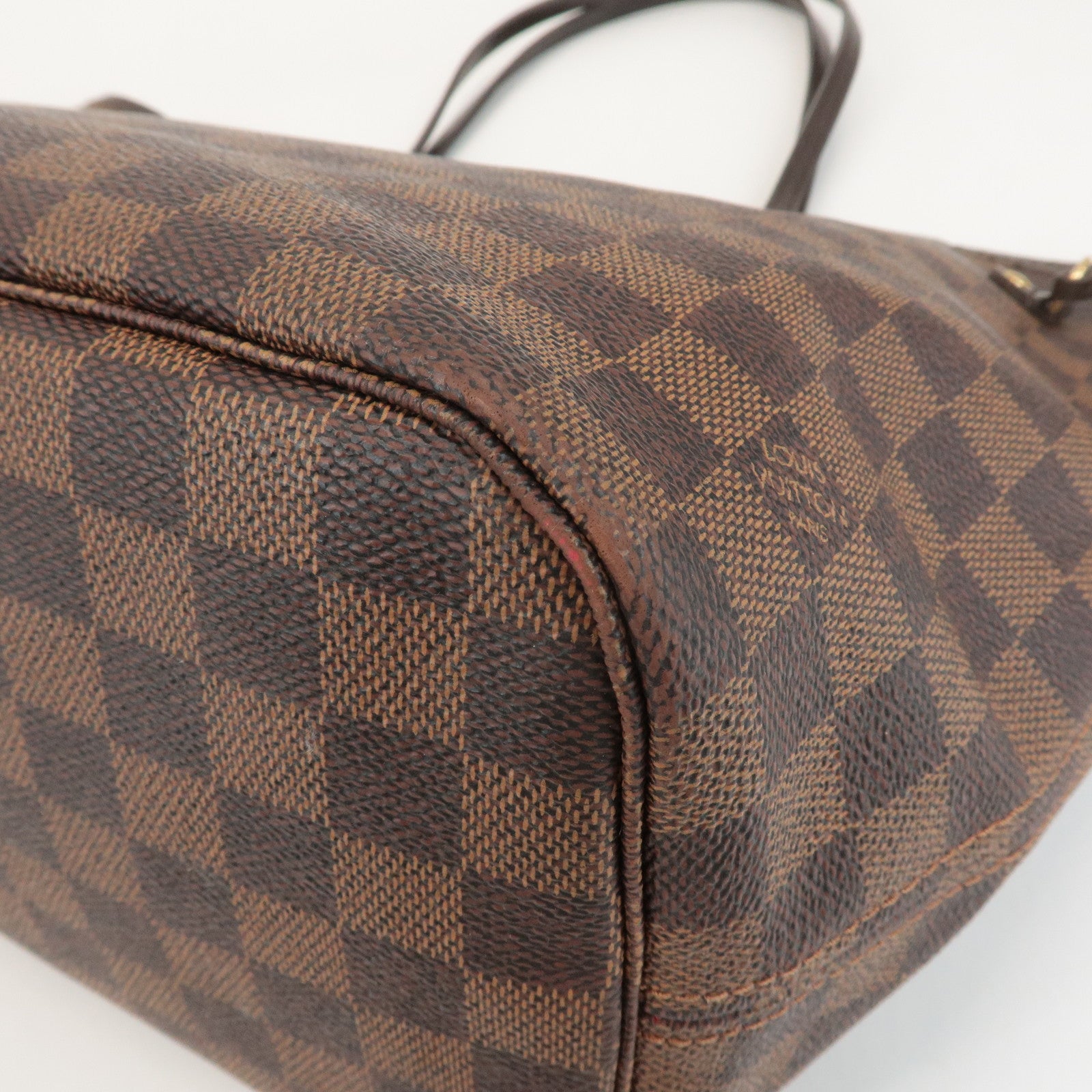 Louis Vuitton Damier Neverfull MM Tote Bag Hand Bag Brown N51105