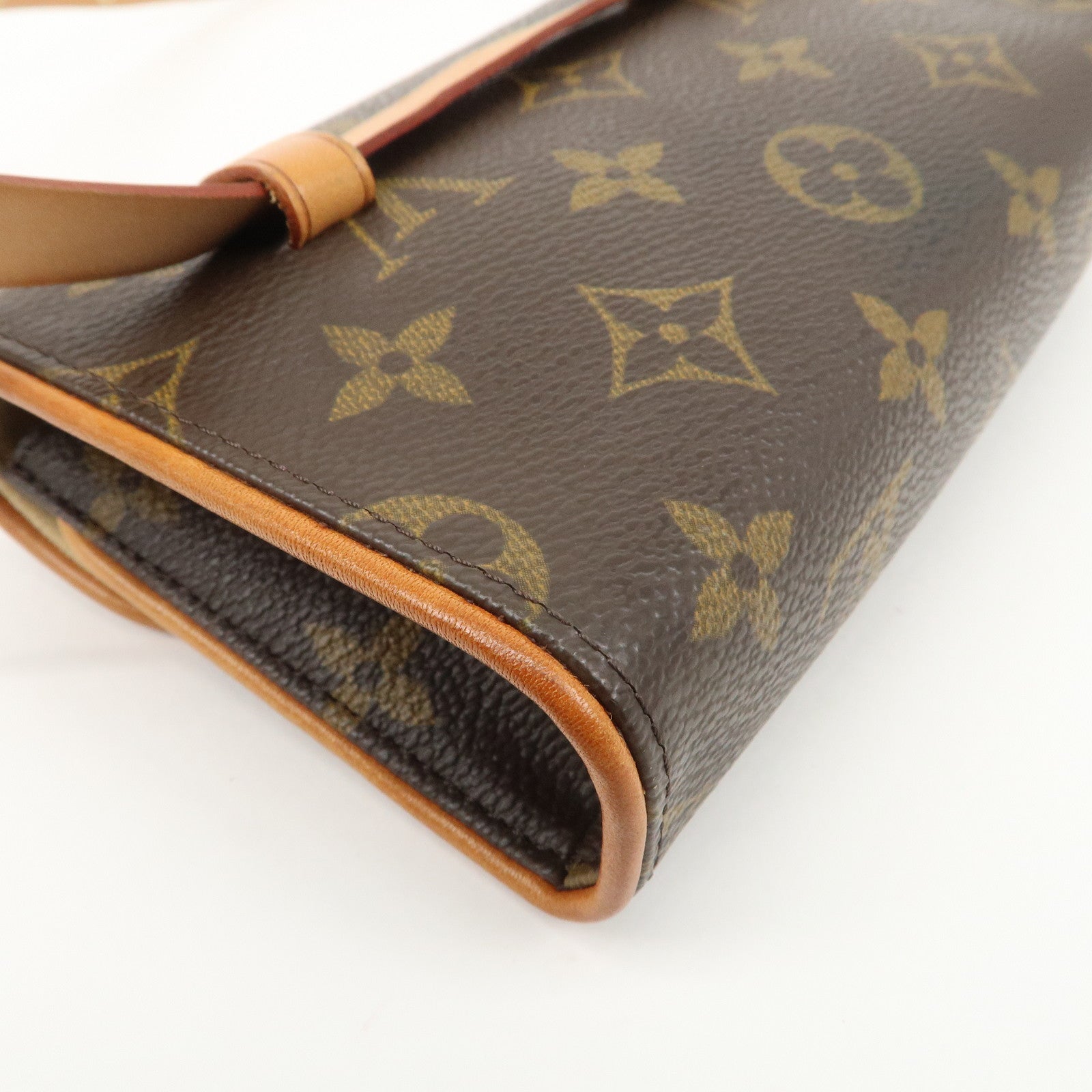 Louis Vuitton Monogram Pochette Florentine Waist Bag BeltXS M51855 Used