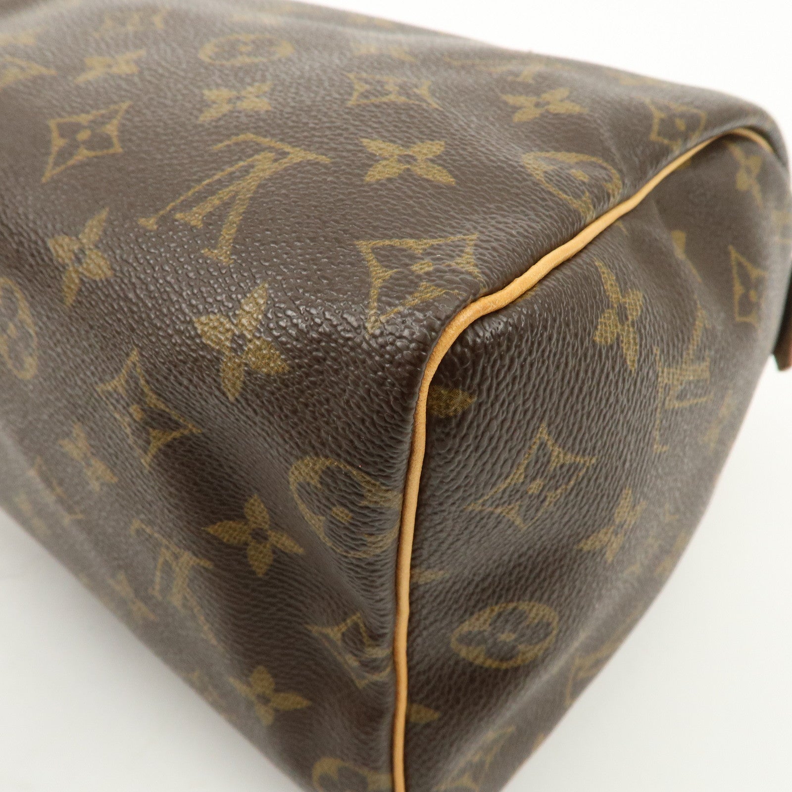 Louis Vuitton Monogram Speedy 25 Hand Bag Boston Bag M41528 Used