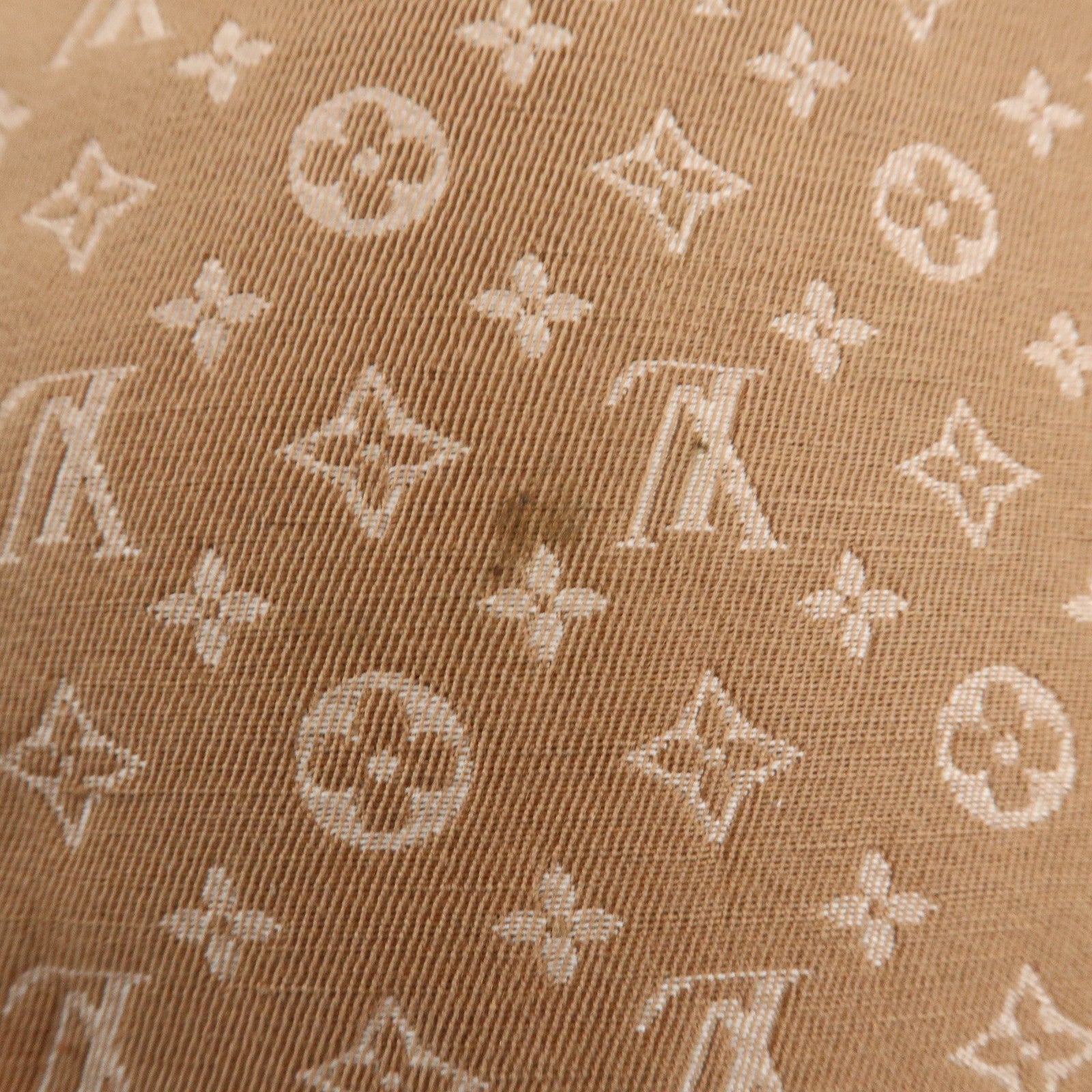 Louis Vuitton Monogram Mini Initial Aman Beige White M40020 Used