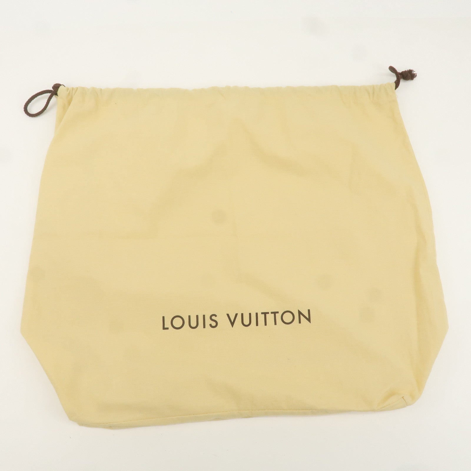 Louis Vuitton Set of 10 Dust Bag Storage Bag Drawstring Flap Beige