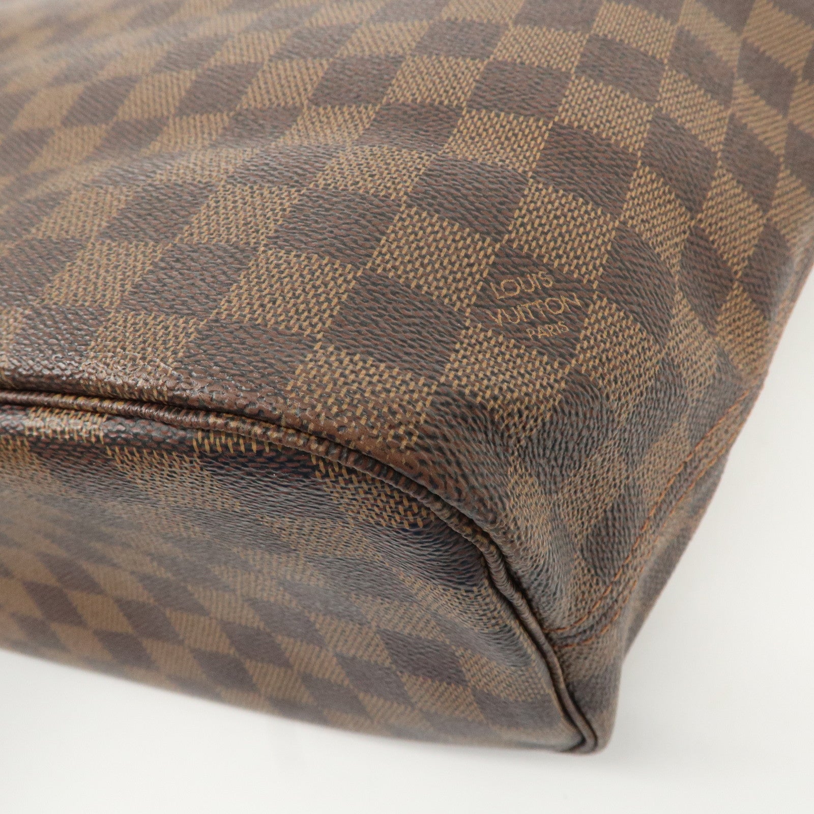 Louis Vuitton Damier Neverfull MM Tote Bag N51105 Used