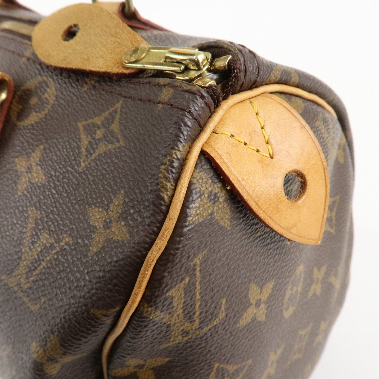 Louis Vuitton Monogram Speedy 30 Hand Bag Boston Bag M41526 Used