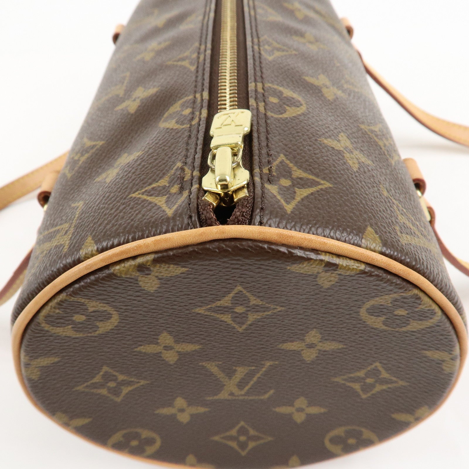 Louis Vuitton Monogram Papillon 26 Hand Bag New Style Brown M51386 Used