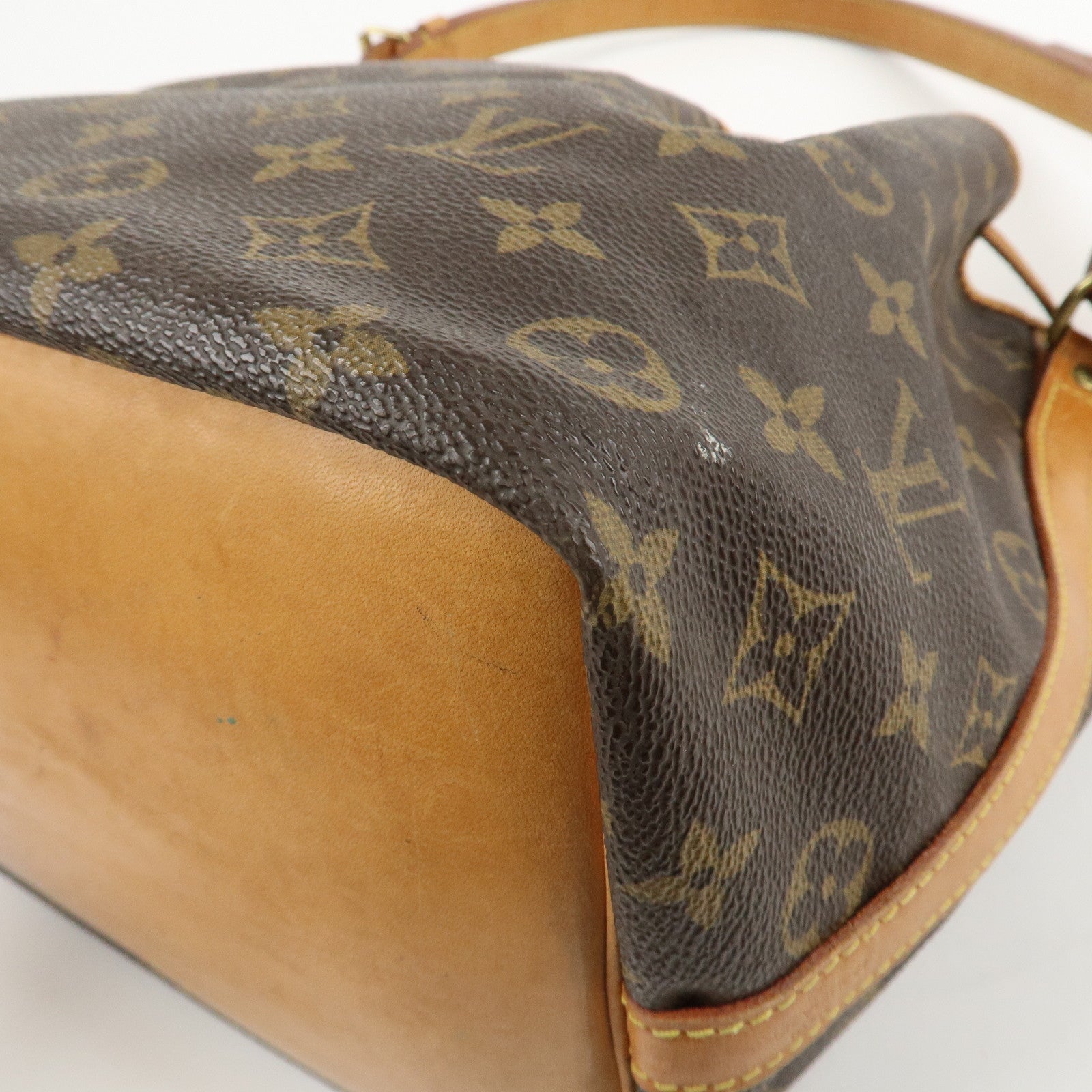 Louis Vuitton Monogram Petit Noe Shoulder Bag Brown M42226 Used