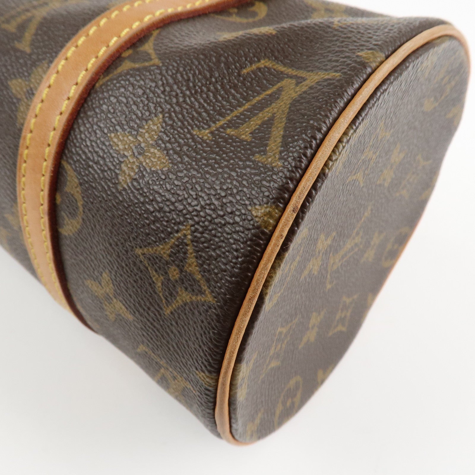 Louis Vuitton Monogram Papillon 26 Hand Bag Brown M51386 Used