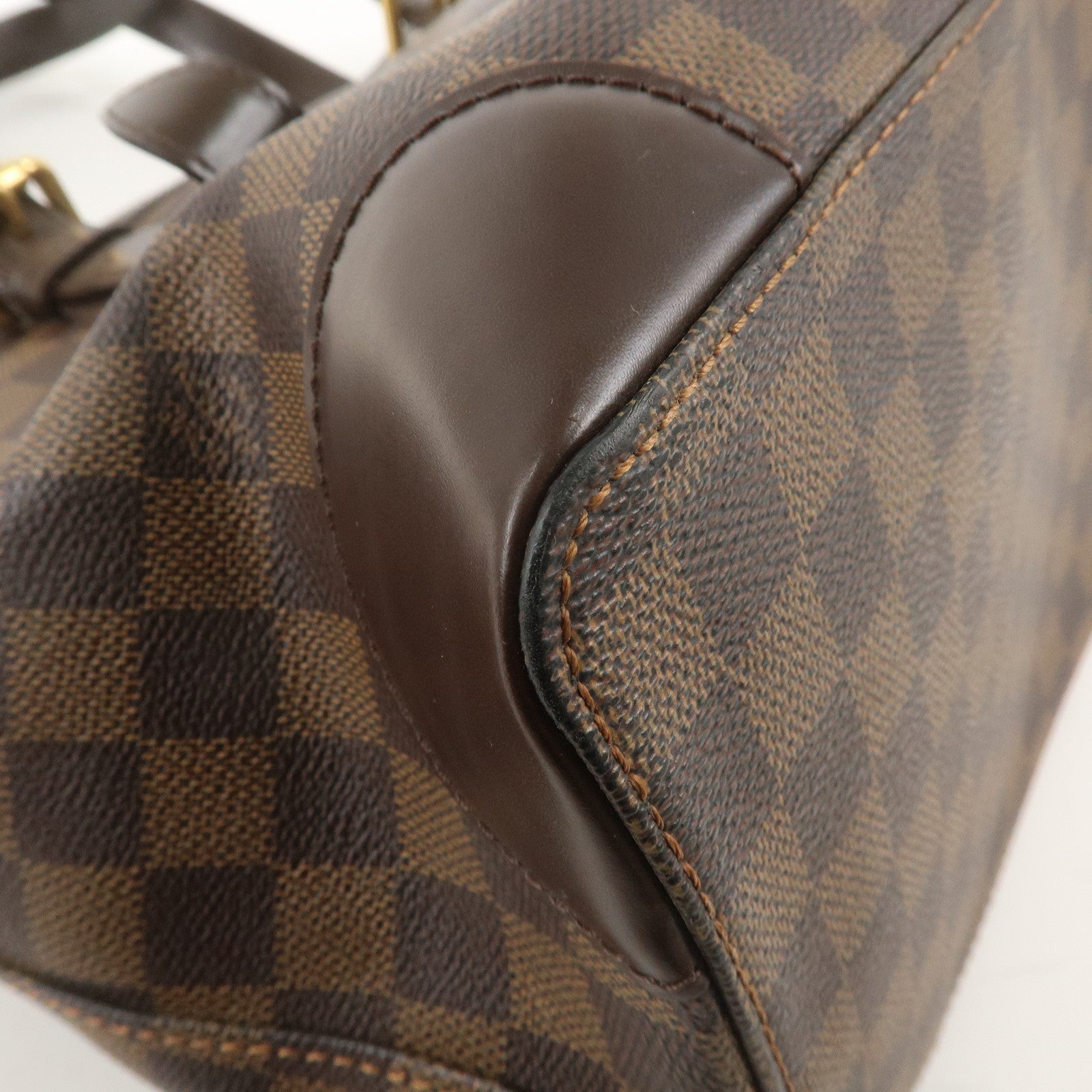 Louis Vuitton Damier Hampstead MM Tote Bag Brown N51206