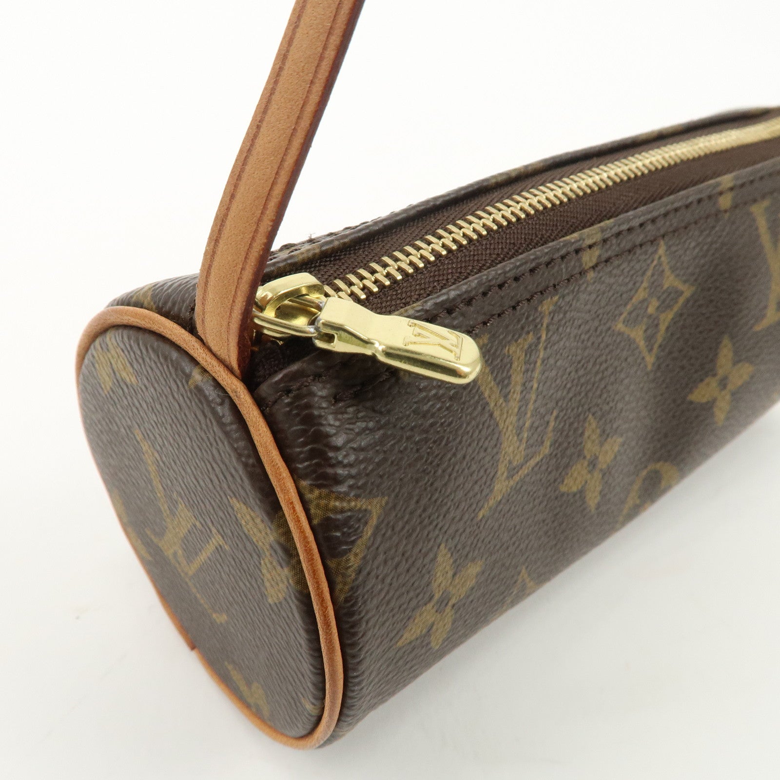 Louis Vuitton Monogram Mini Pouch for Papillon Bag New Style Brown Used