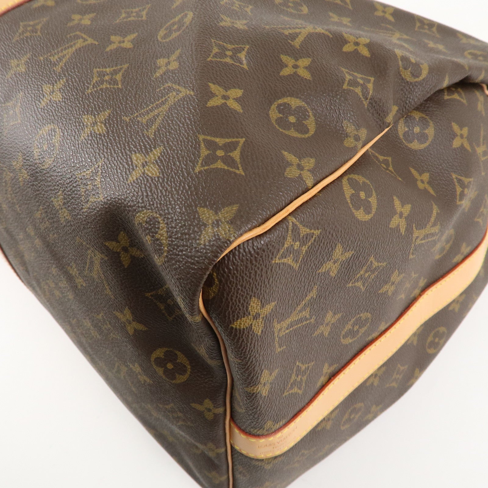 Louis Vuitton Monogram Keep All Bandouliere 60 Bag Brown M41412