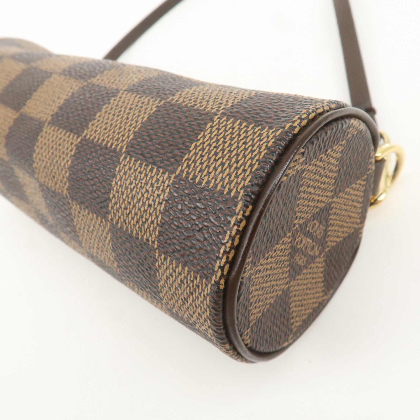 Louis Vuitton Damier Papillon Pouch For Papillon Bag Brown