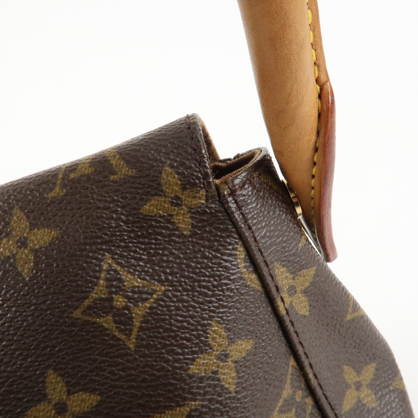 Louis Vuitton Monogram Mini Looping Shoulder Bag Hand Bag M51147 Used