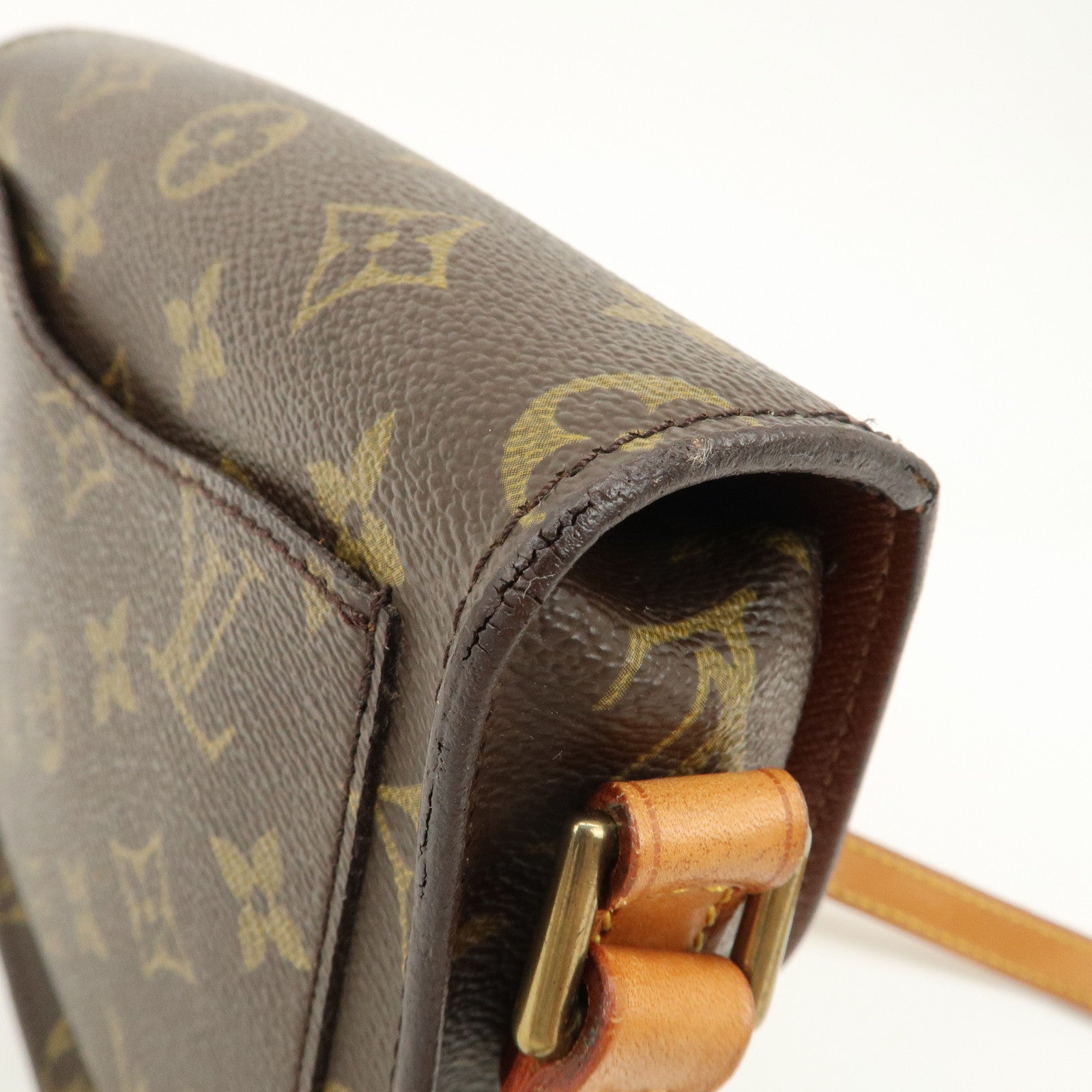 Louis Vuitton Monogram Saint Cloud PM Shoulder Bag Brown M51242