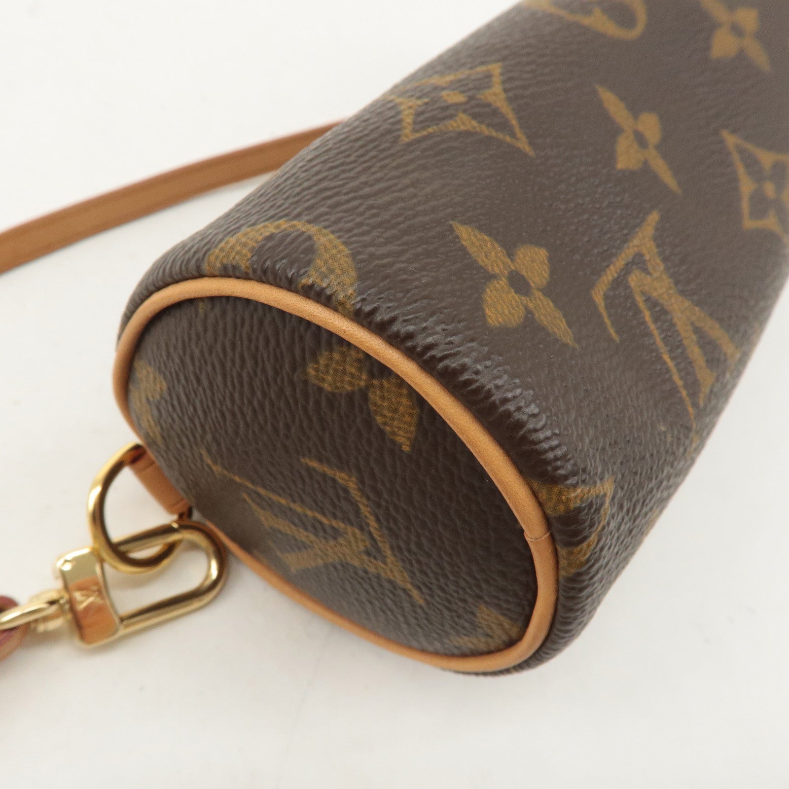 Louis Vuitton Monogram Mini Pouch for Papillon Hand Bag Brown